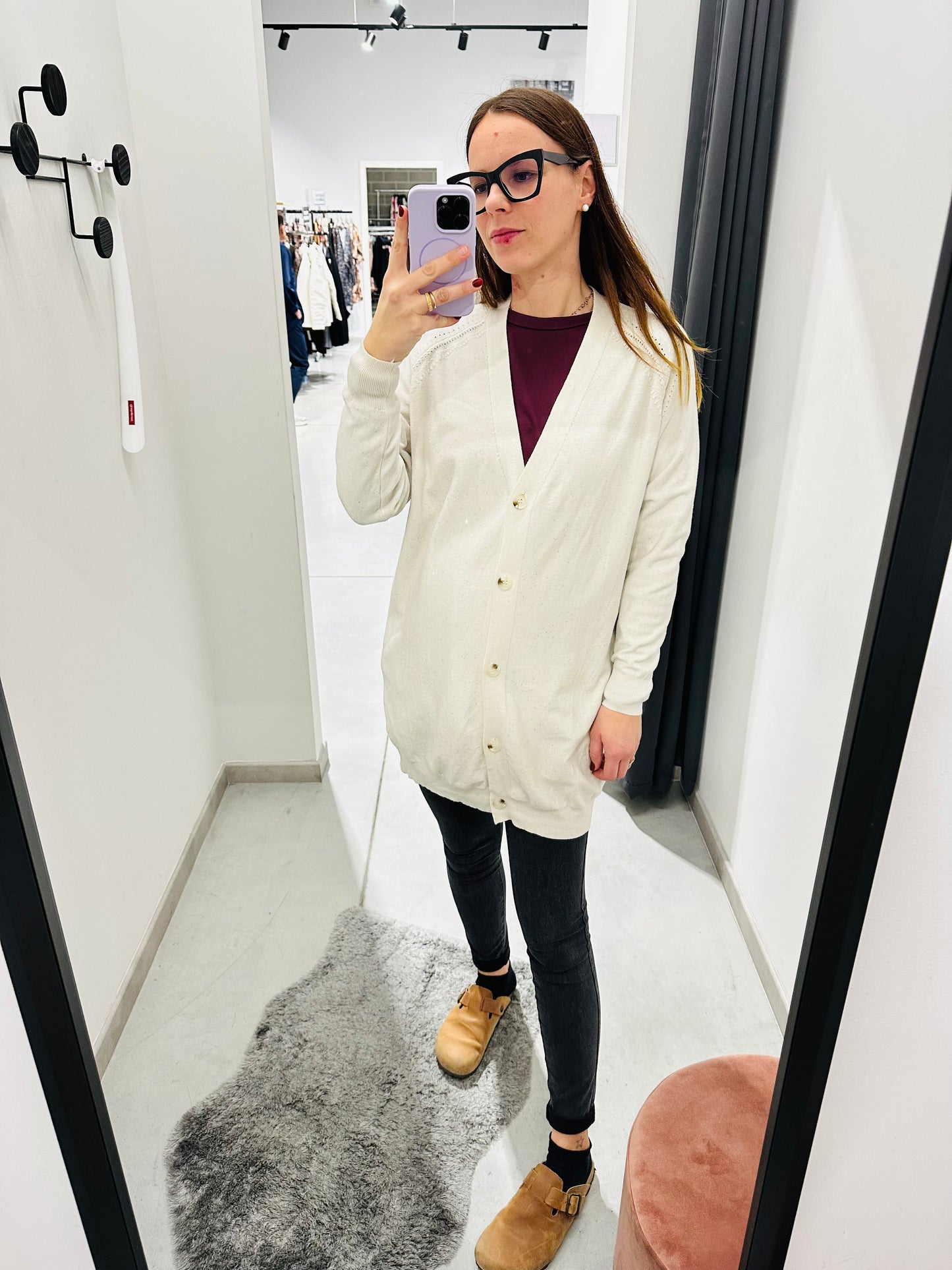 CARDIGAN LUNGO PAILLETTES CURVY