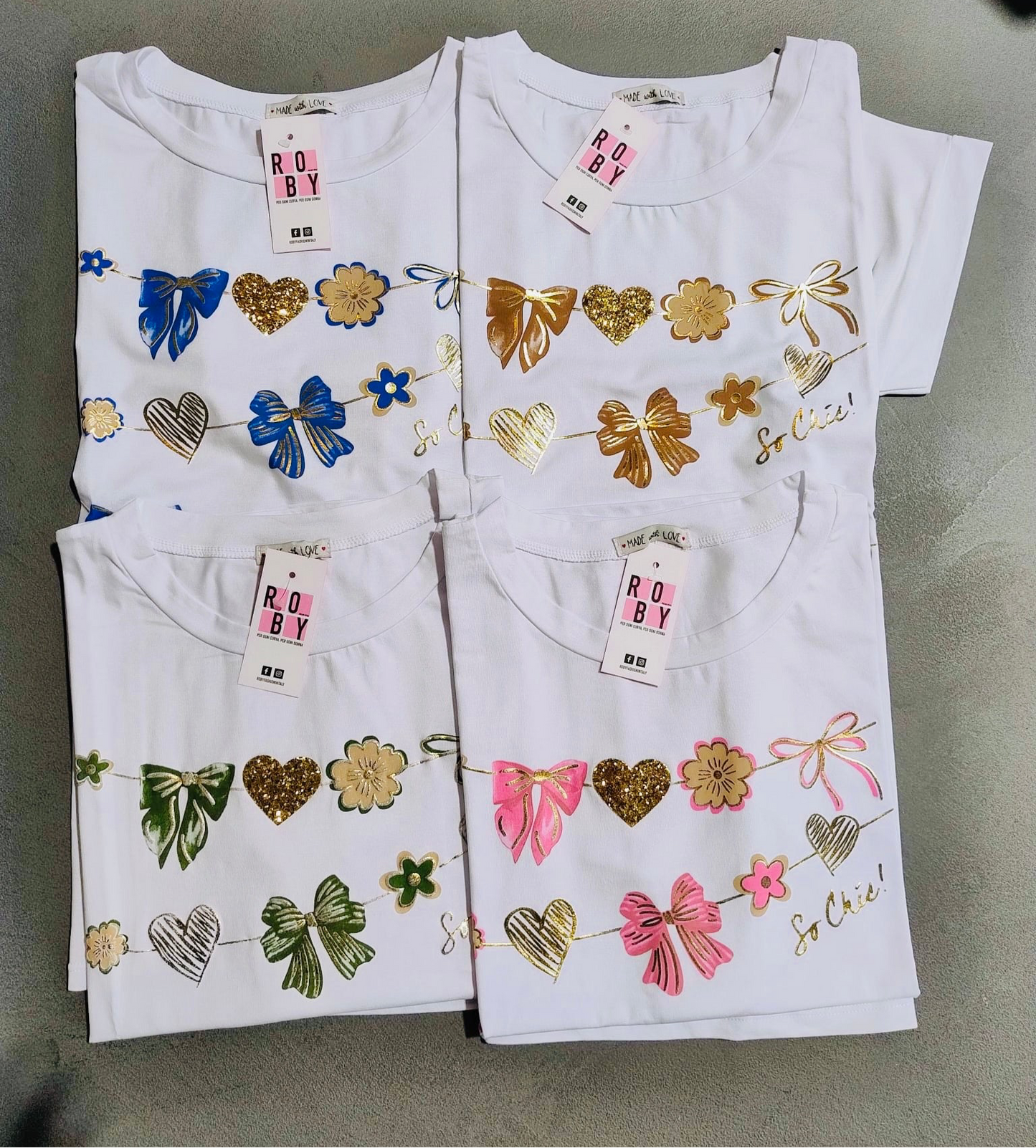 T-SHIRT CLARA FIOCCHI CURVY