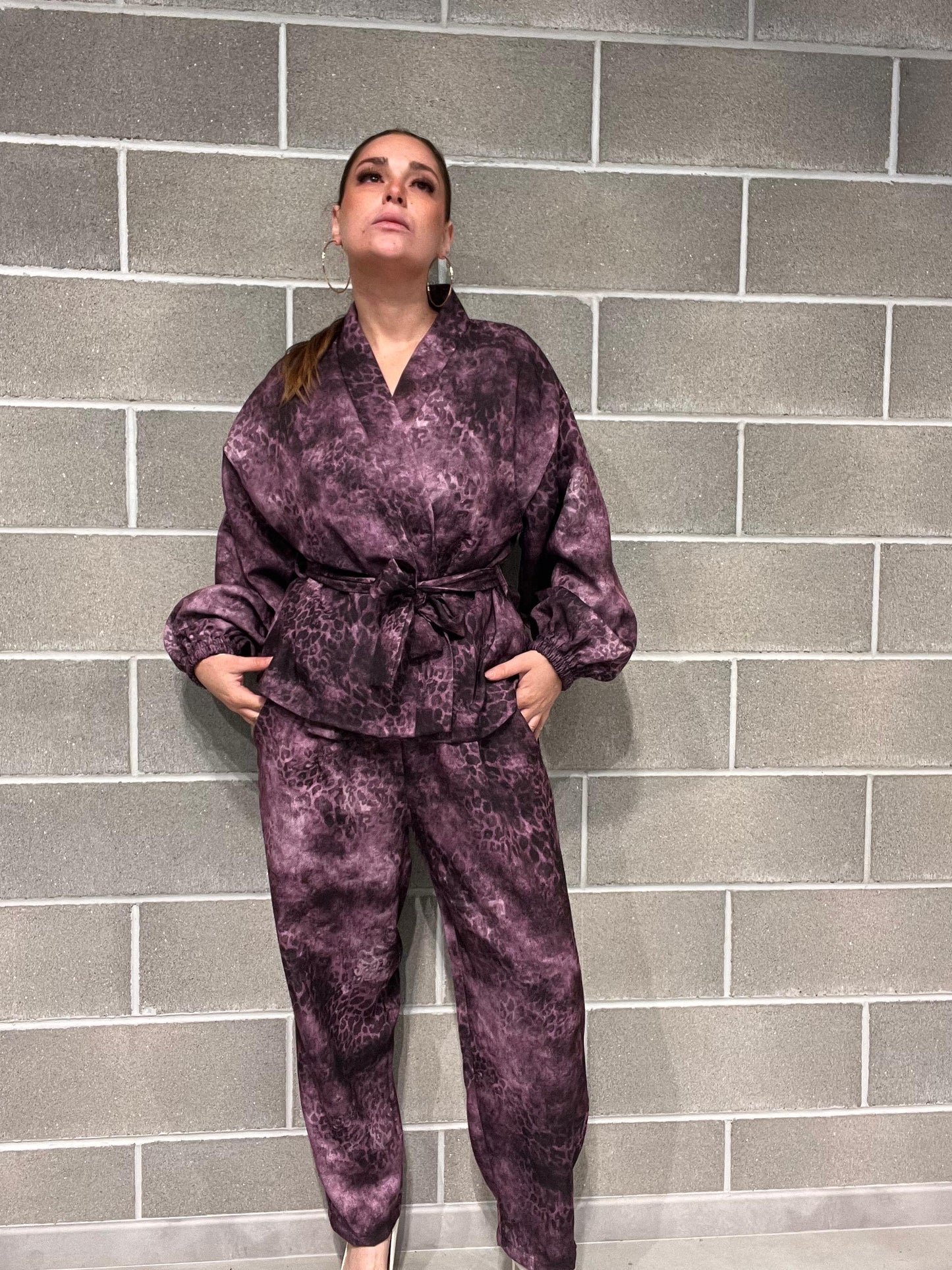 PANTALONE ANIMALIER CURVY