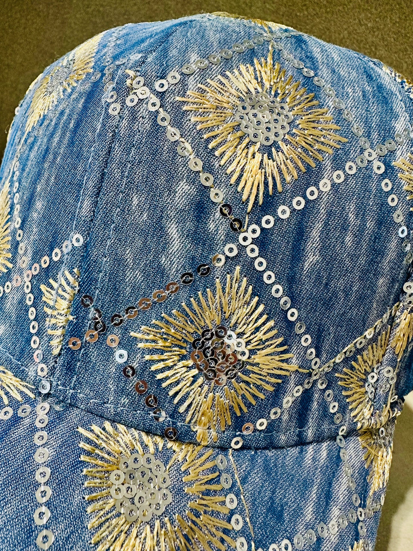 BERRETTO JEANS PAILLETTES