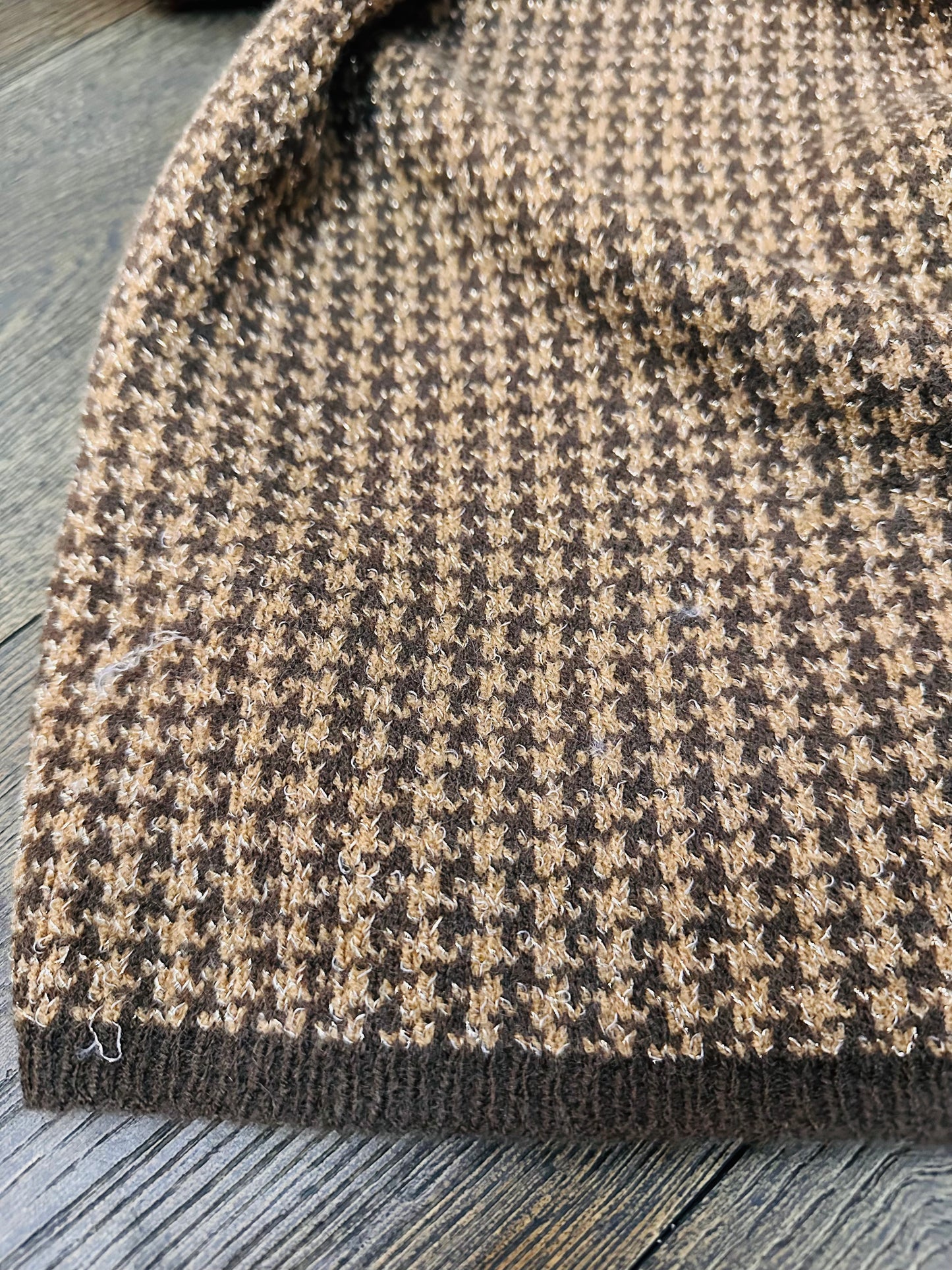 SCIARPA PIED DE POULE MISTO LANA