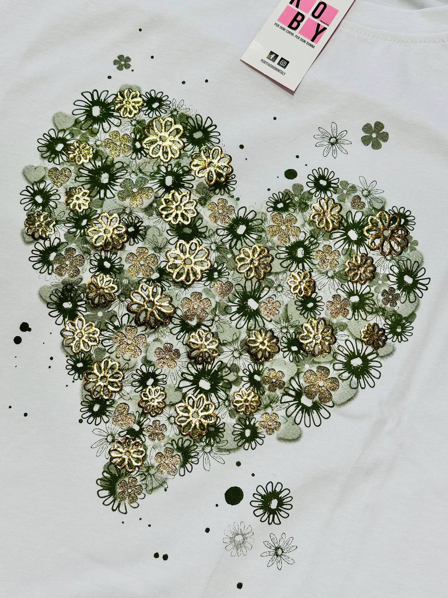 T-SHIRT LUDO CUORE CURVY