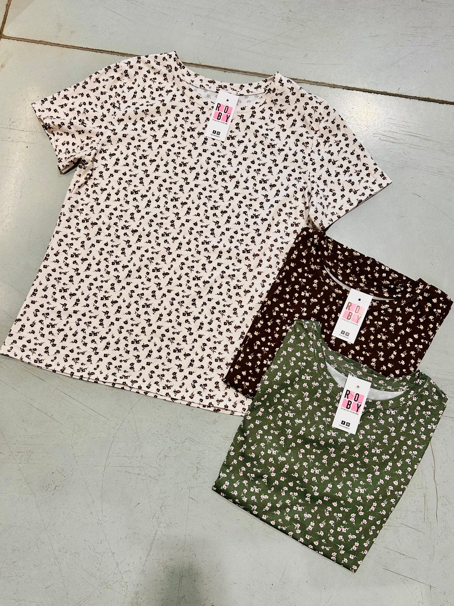 T-SHIRT FIORELLINI VIVI