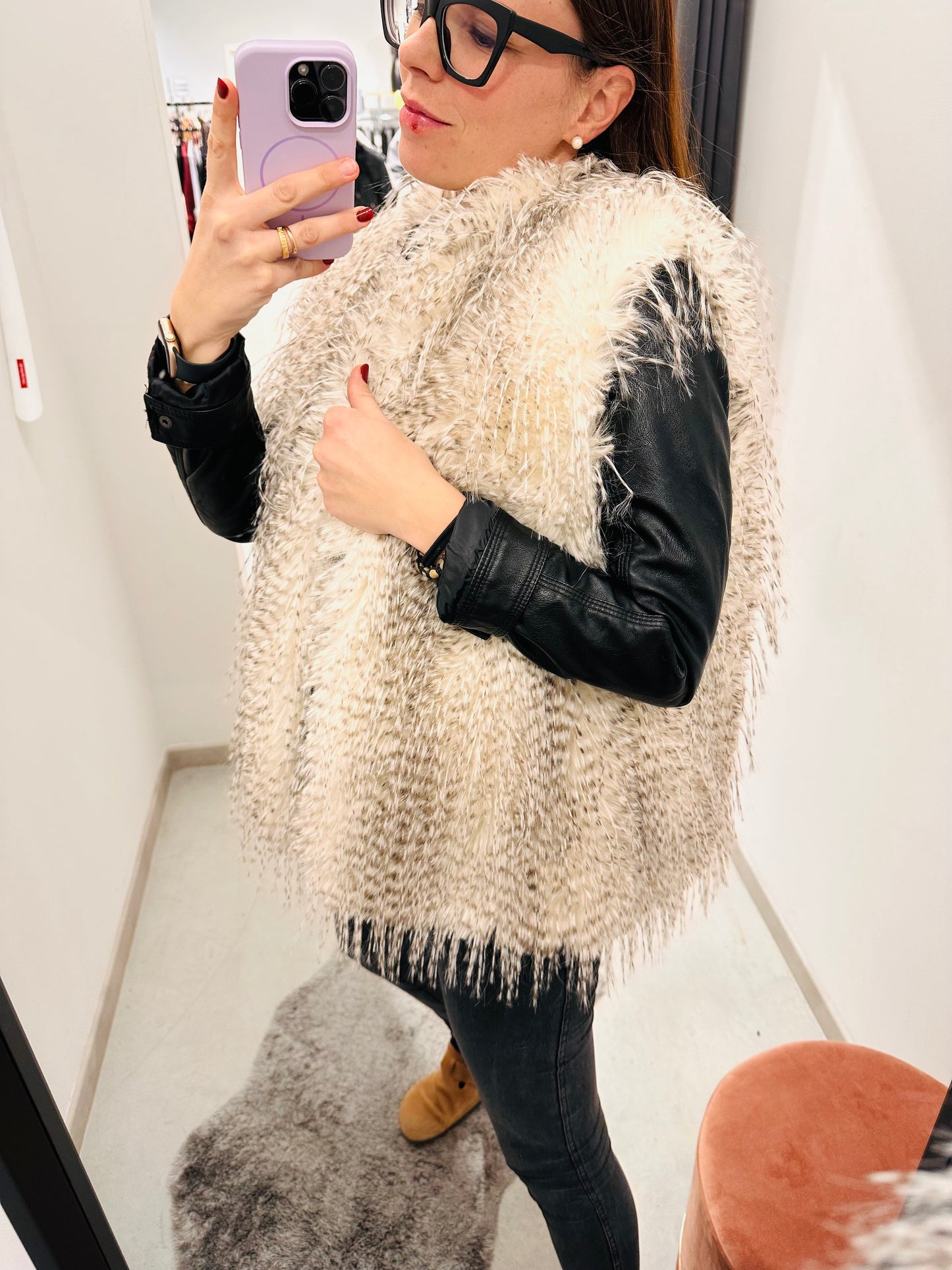 GILET ECO PELLICCIA