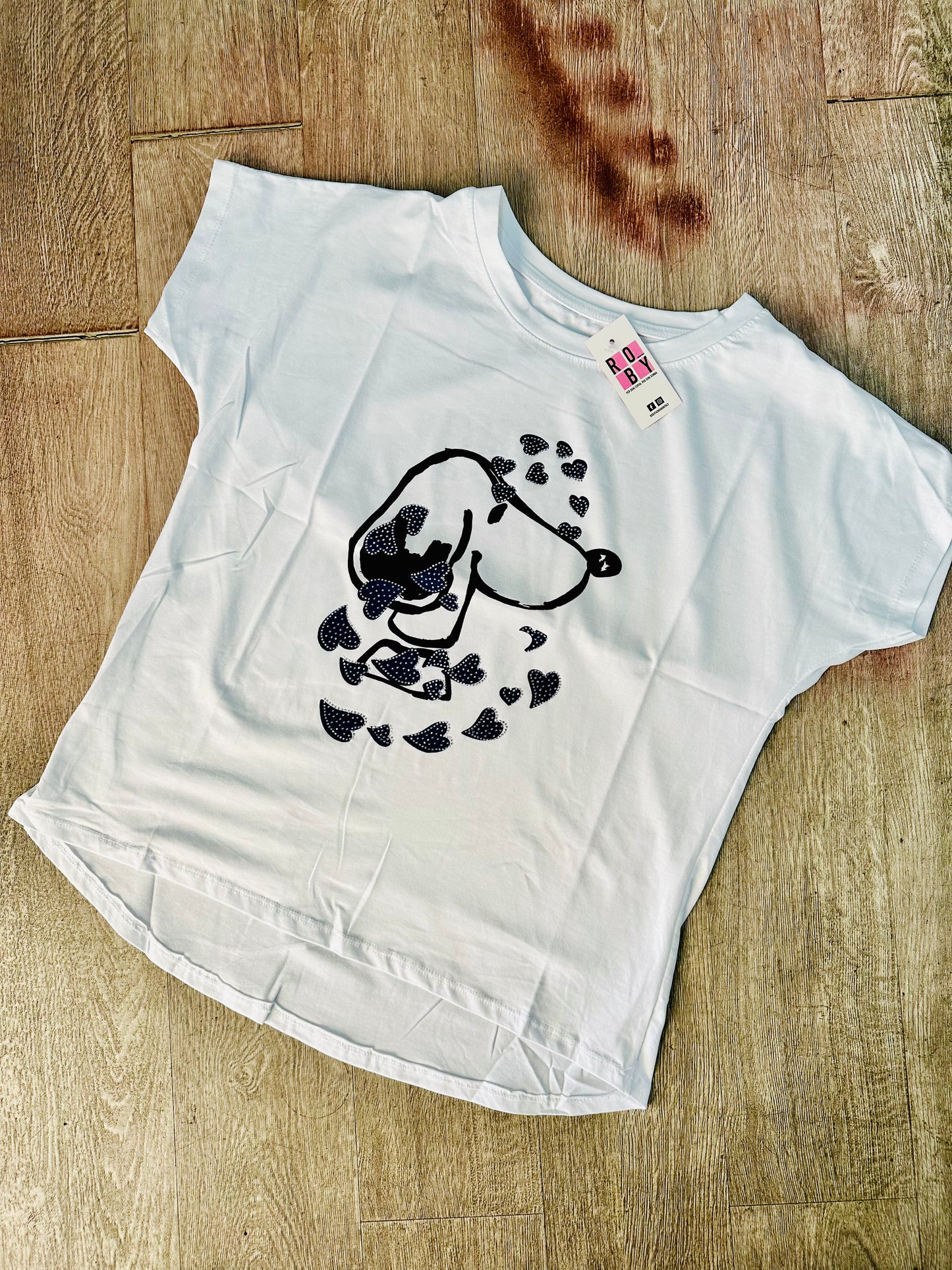 T-SHIRT LUDO SNOOPY CURVY
