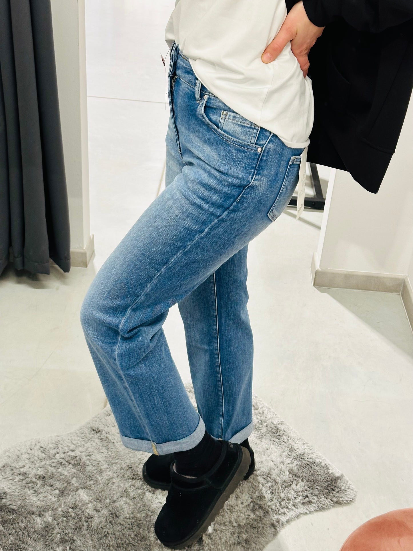 JEANS PALAZZO RISVOLTI MISS BONBON