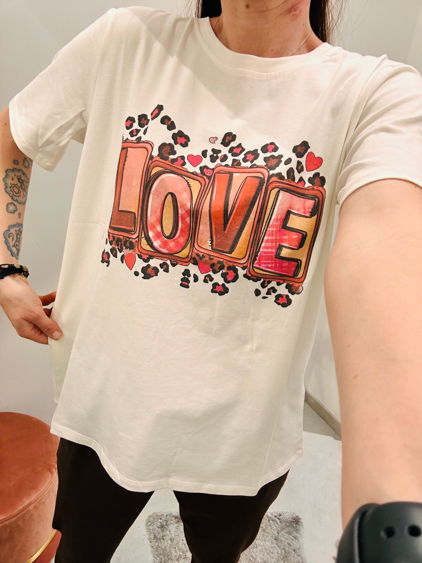 T-SHIRT LOVE ANIMALIER “Civico1”
