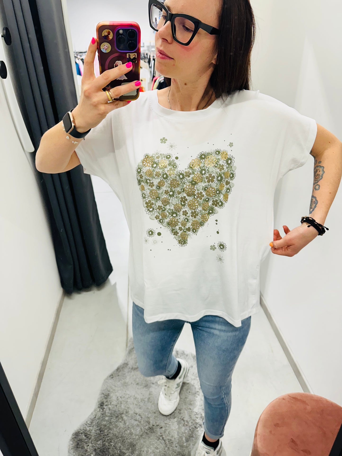 T-SHIRT LUDO CUORE CURVY