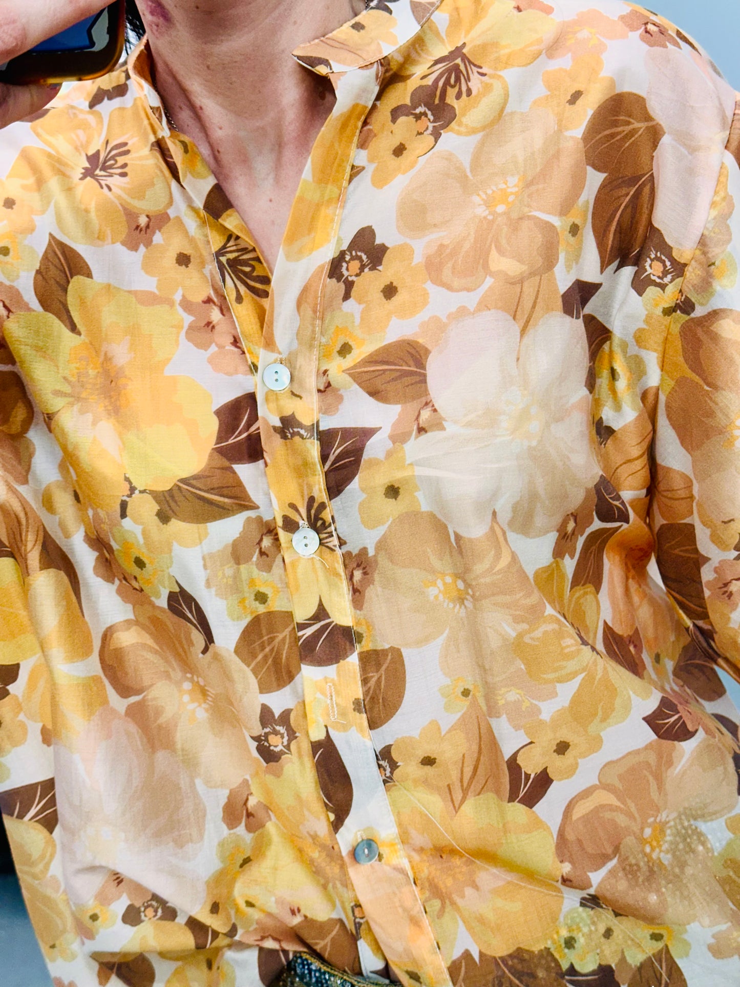 CAMICIA OVER FLOREALE “Civico1”