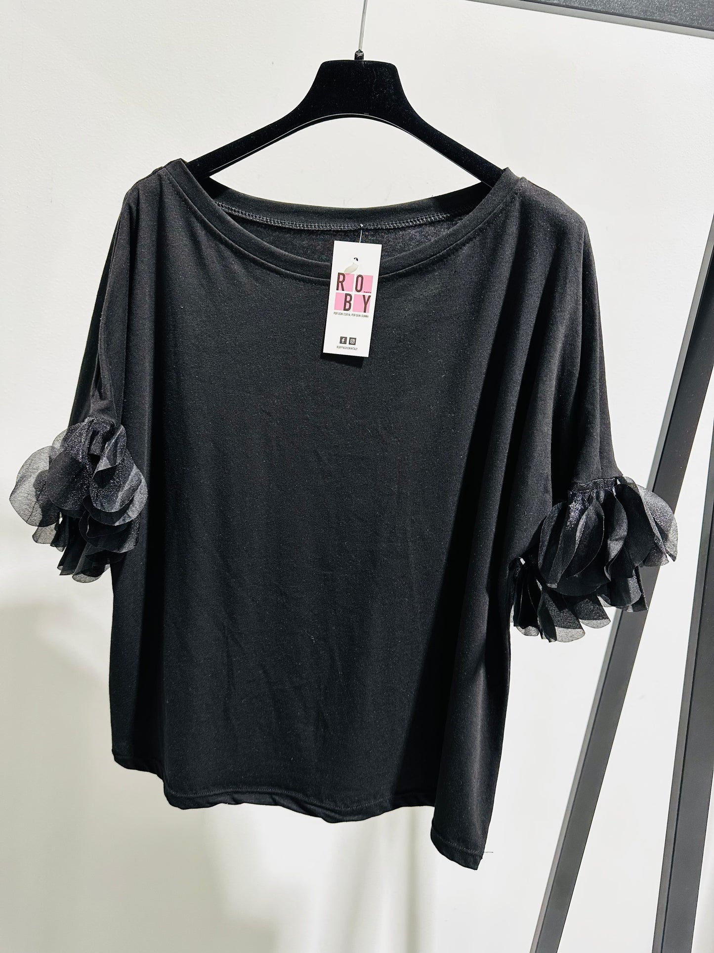 T-SHIRT OVER MANICHE VELO