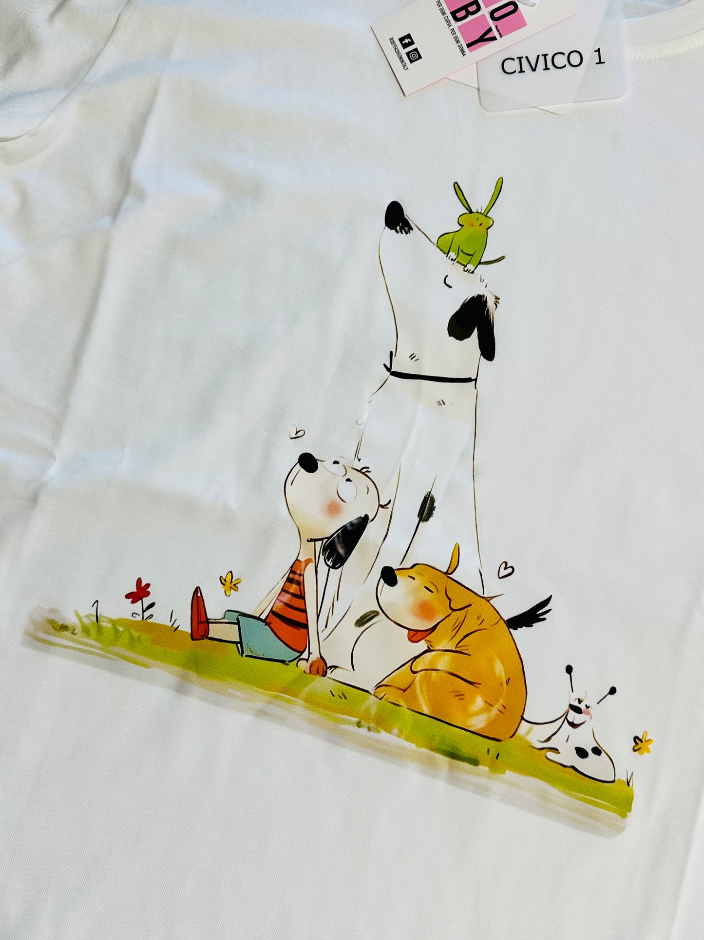 T-SHIRT ANIMALI “Civico1”