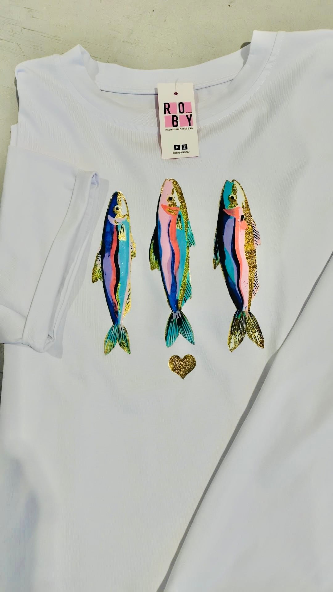 T-SHIRT RISVOLTI CURVY