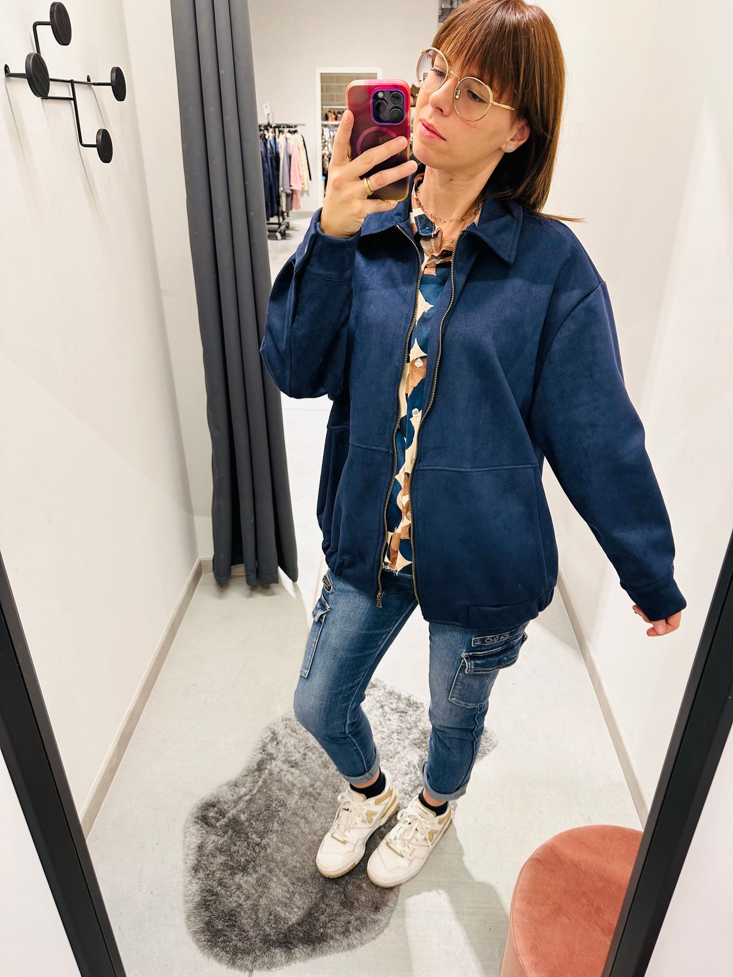 GIUBBETTO SCAMOSCIATO OVERSIZE