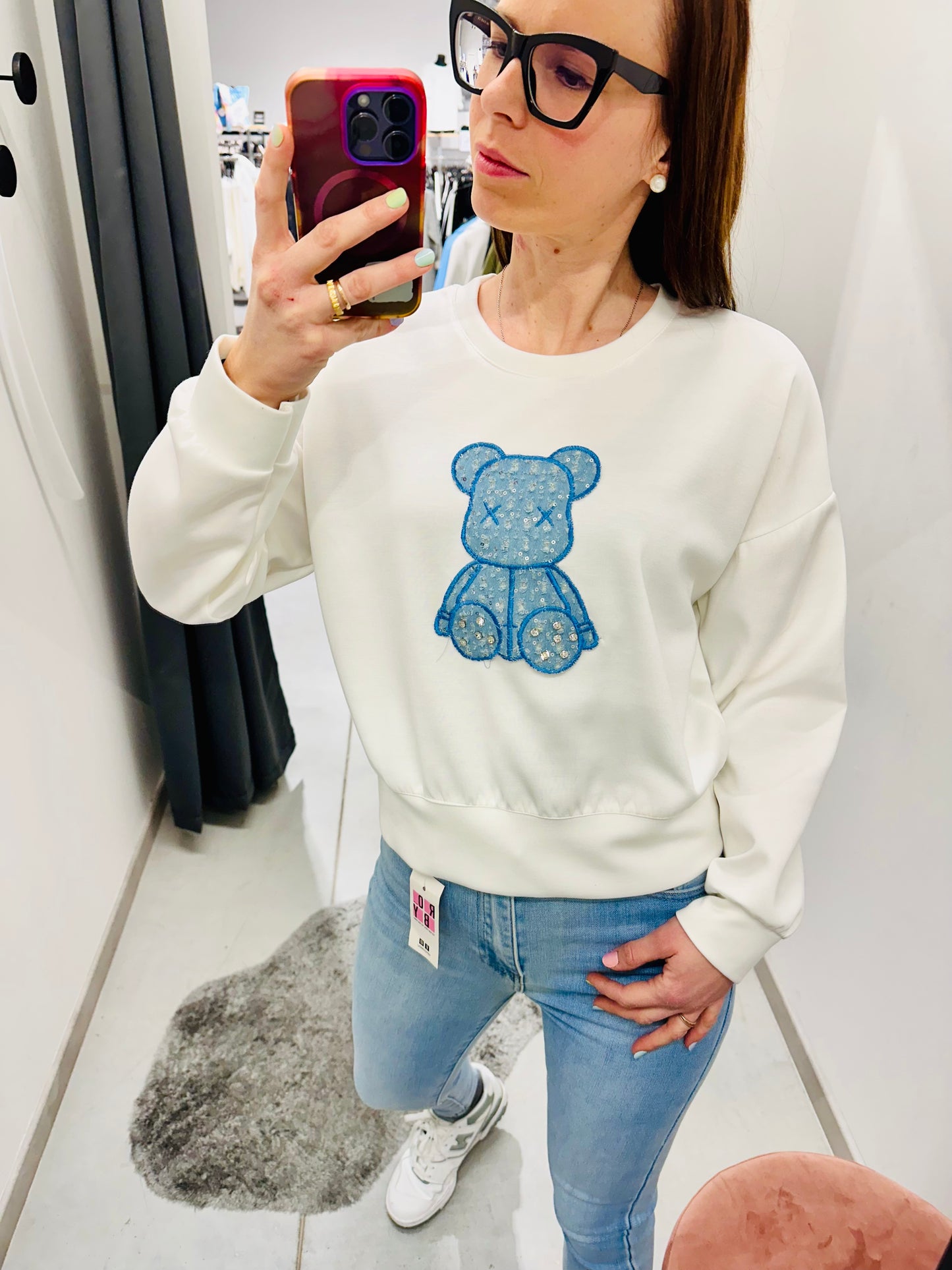 FELPA TEDDY BRILLANTINI