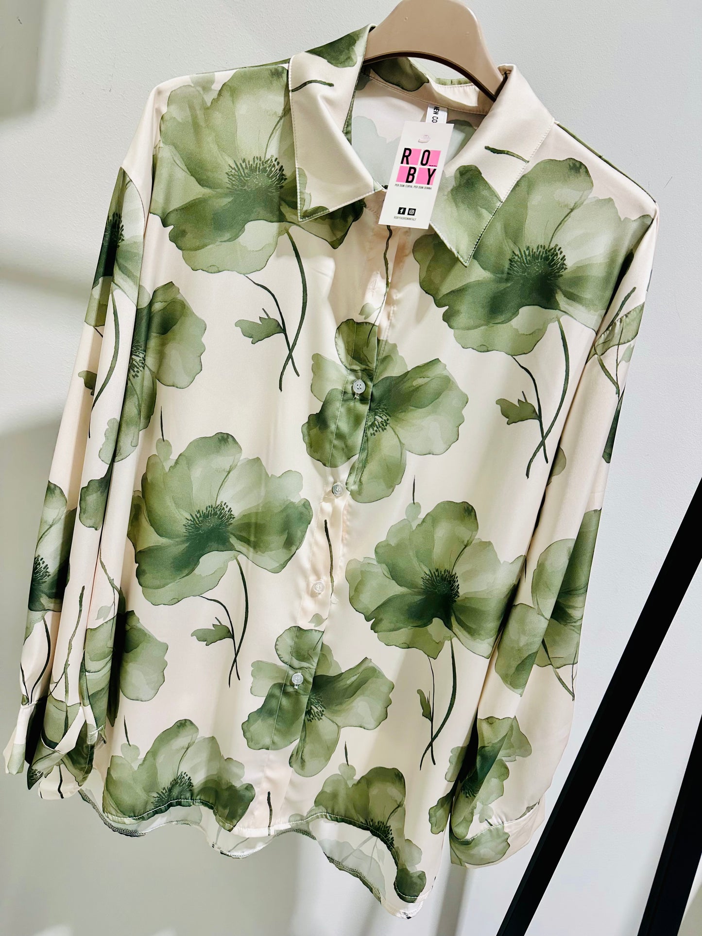 CAMICIA FIORE CURVY