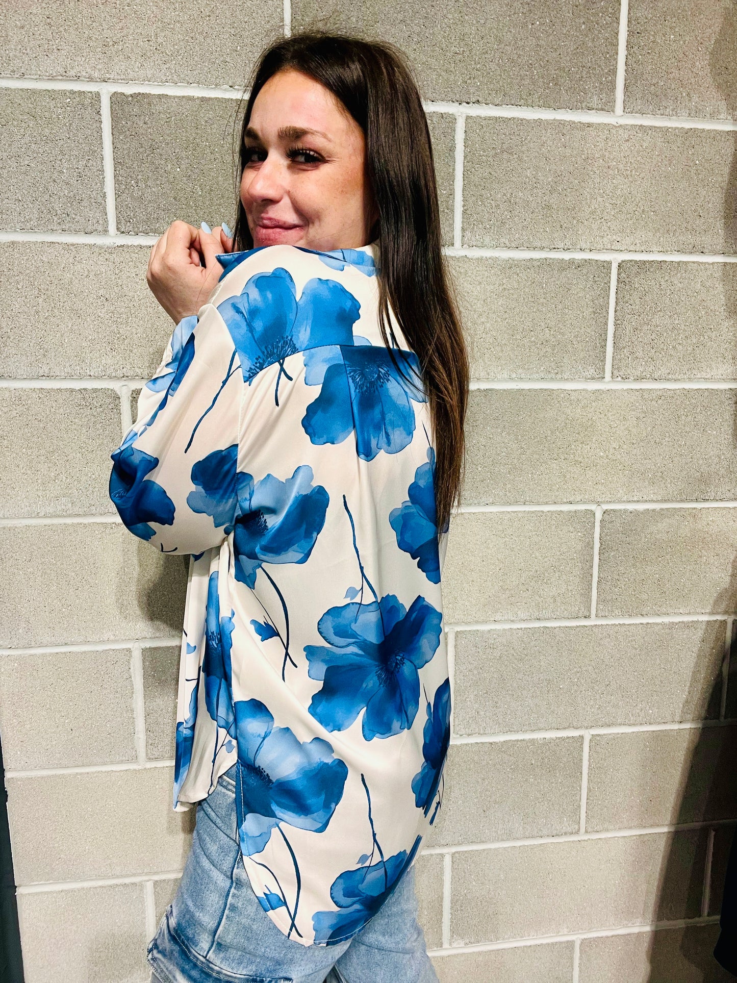 CAMICIA FIORE CURVY