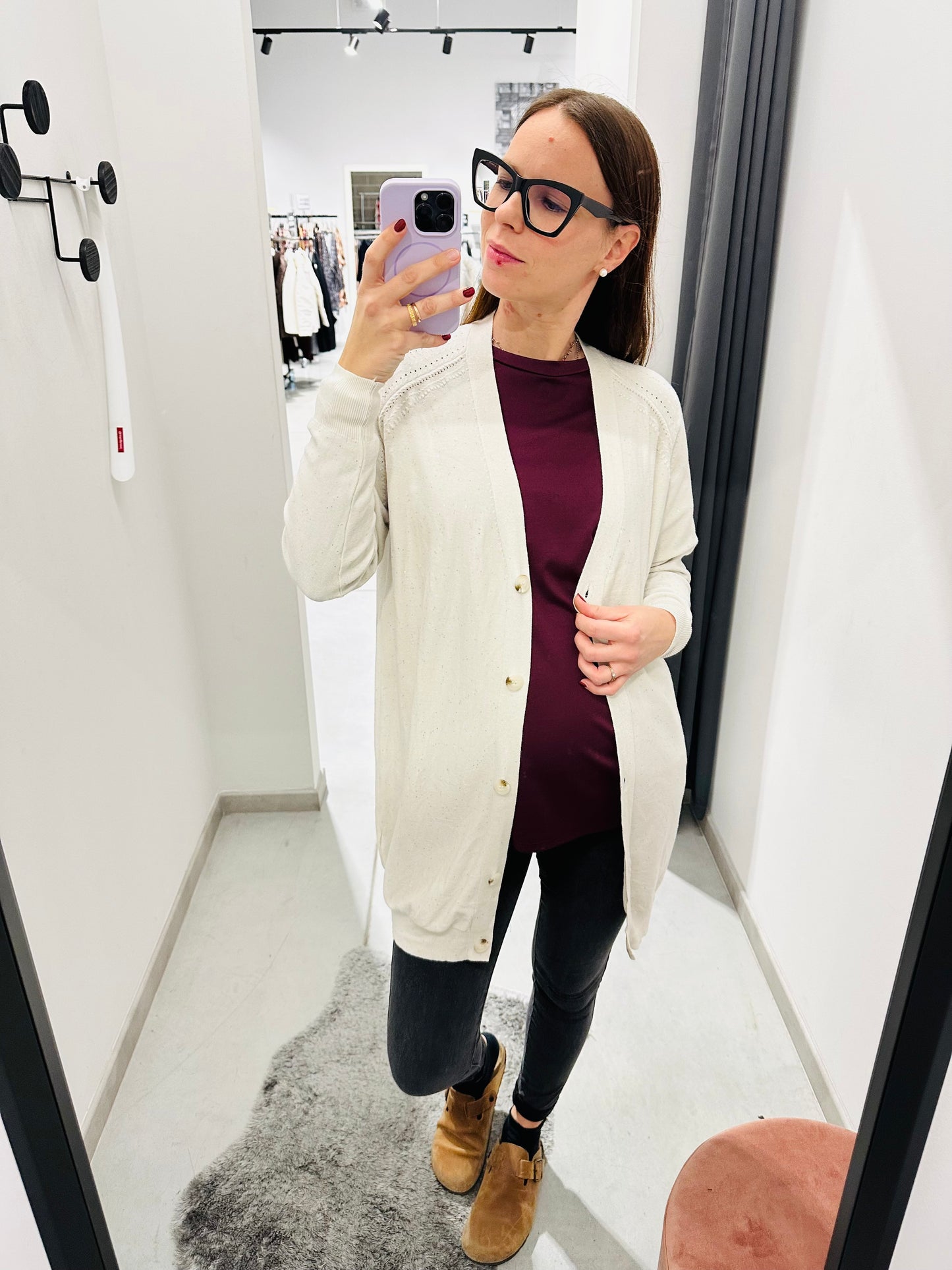 CARDIGAN LUNGO PAILLETTES CURVY