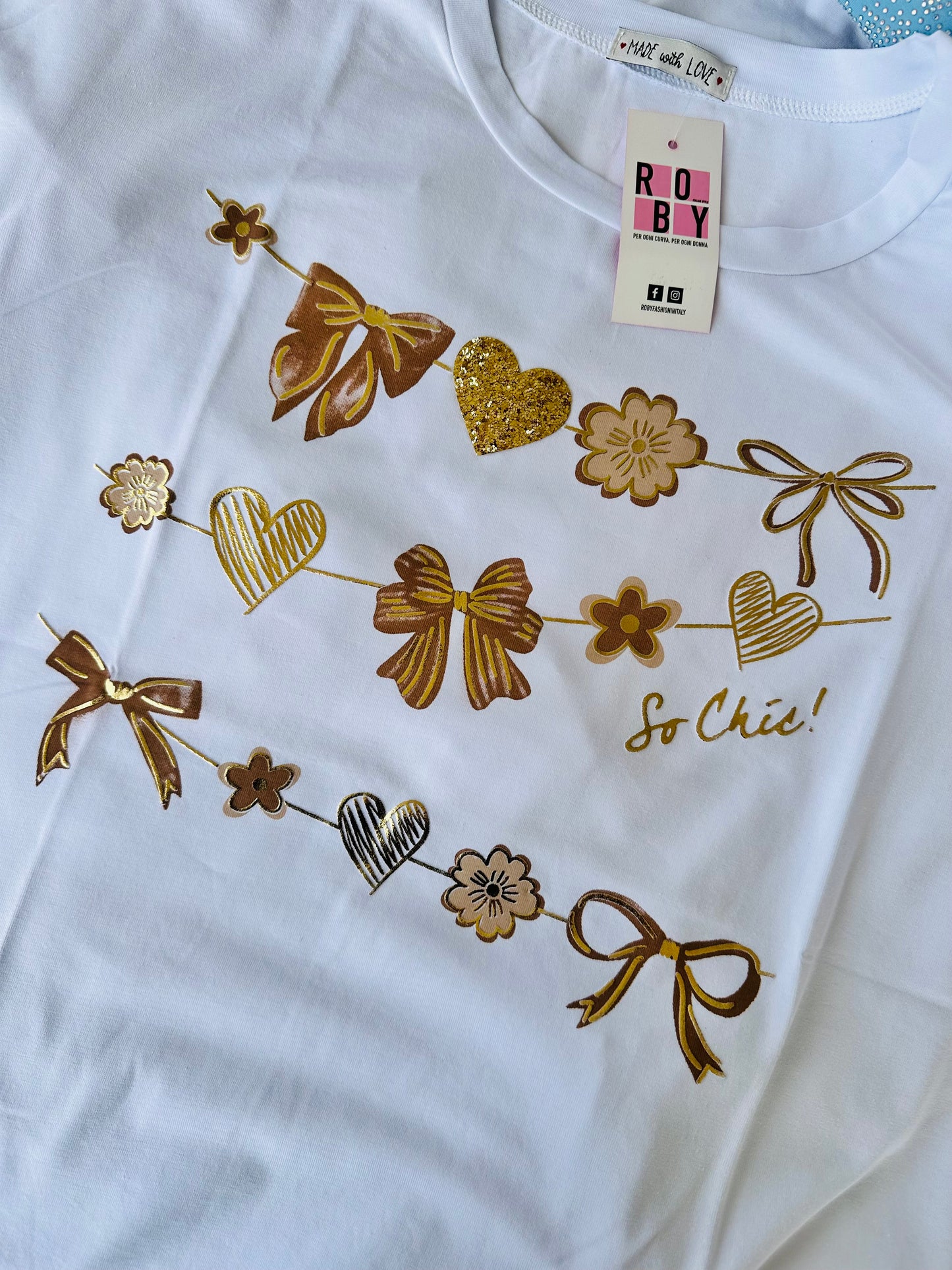 T-SHIRT CLARA FIOCCHI CURVY