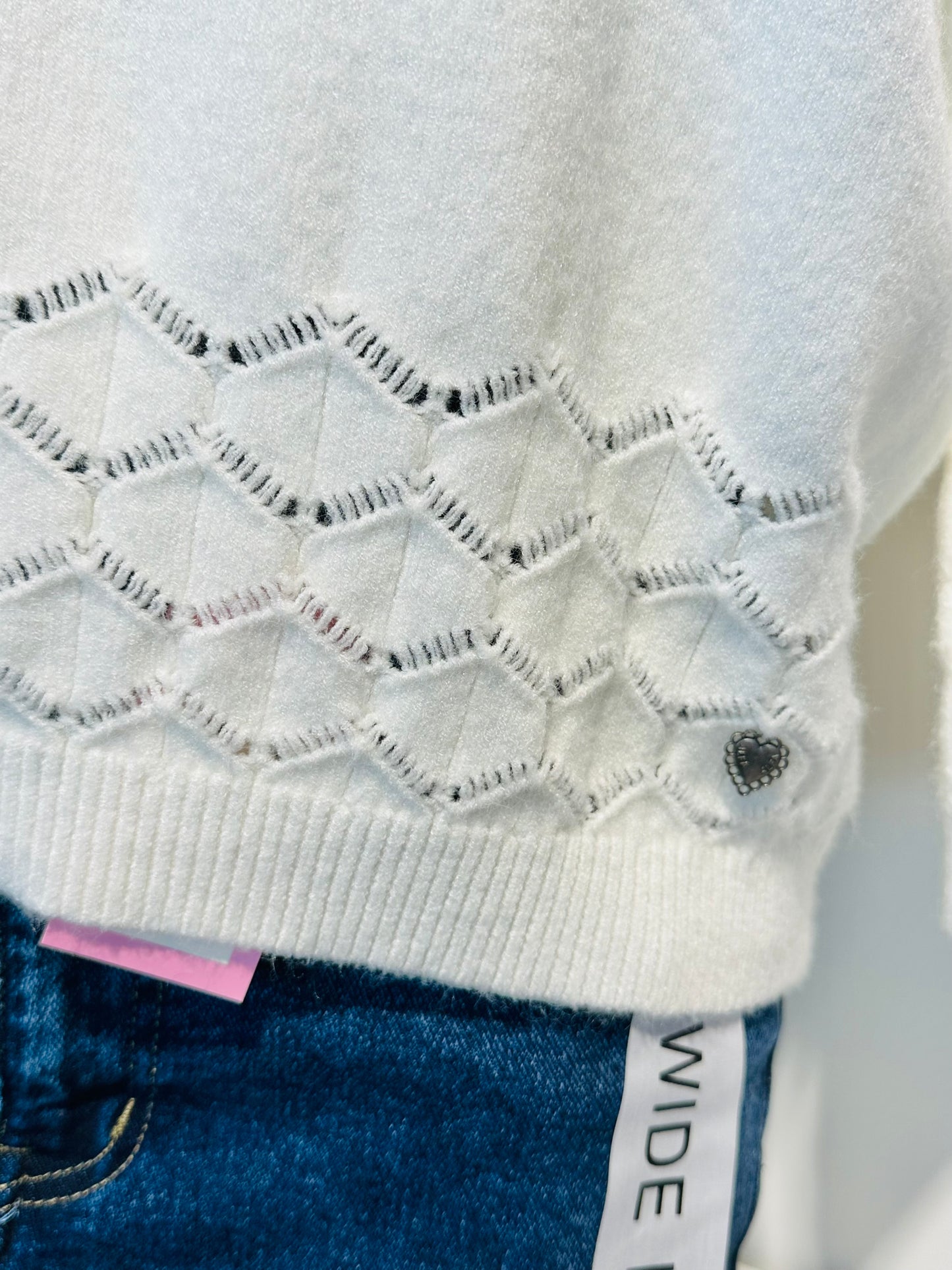 MAGLIONCINO TRAFORATO MANICHE 3/4