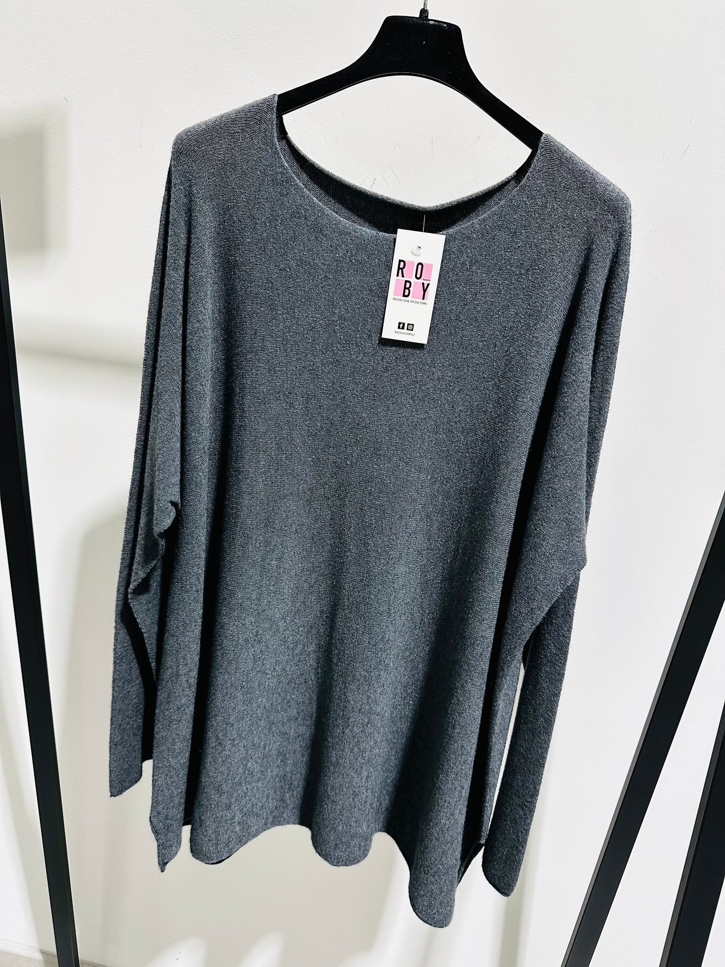 MAXI MAGLIA LANA/VISCOSA CURVY