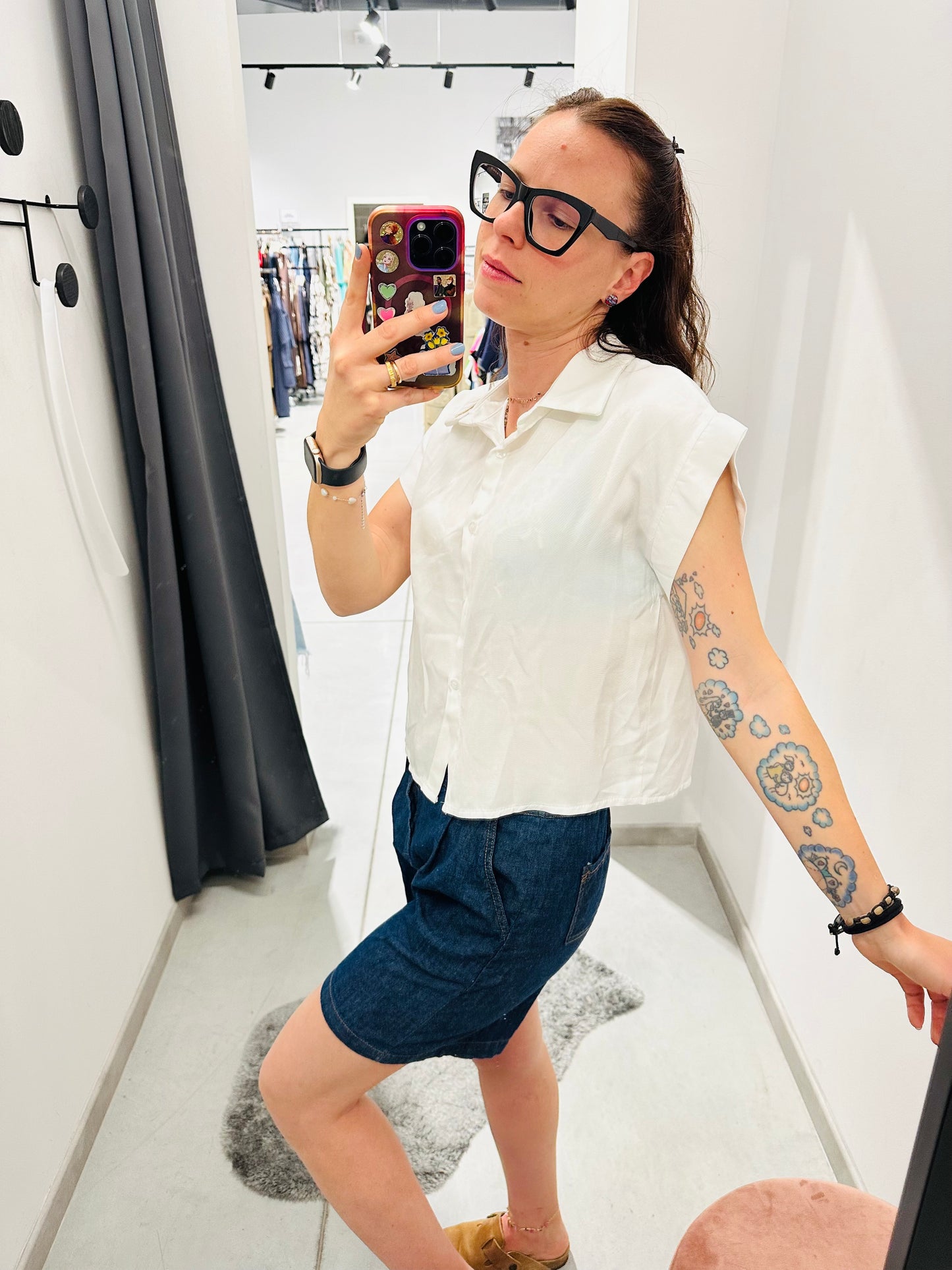 CAMICIA BASIC CROP
