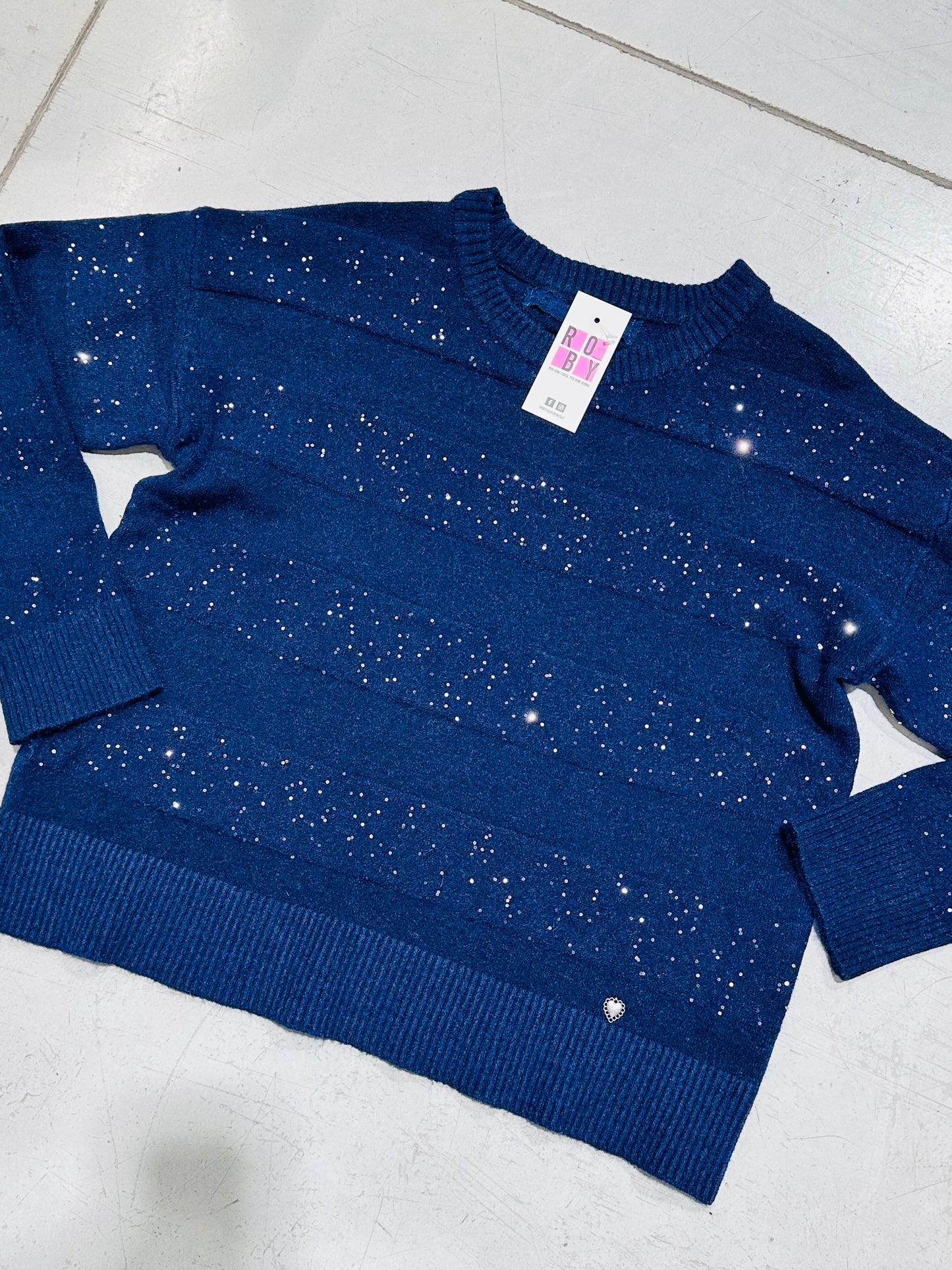 MAGLIONE OVER PAILLETTES