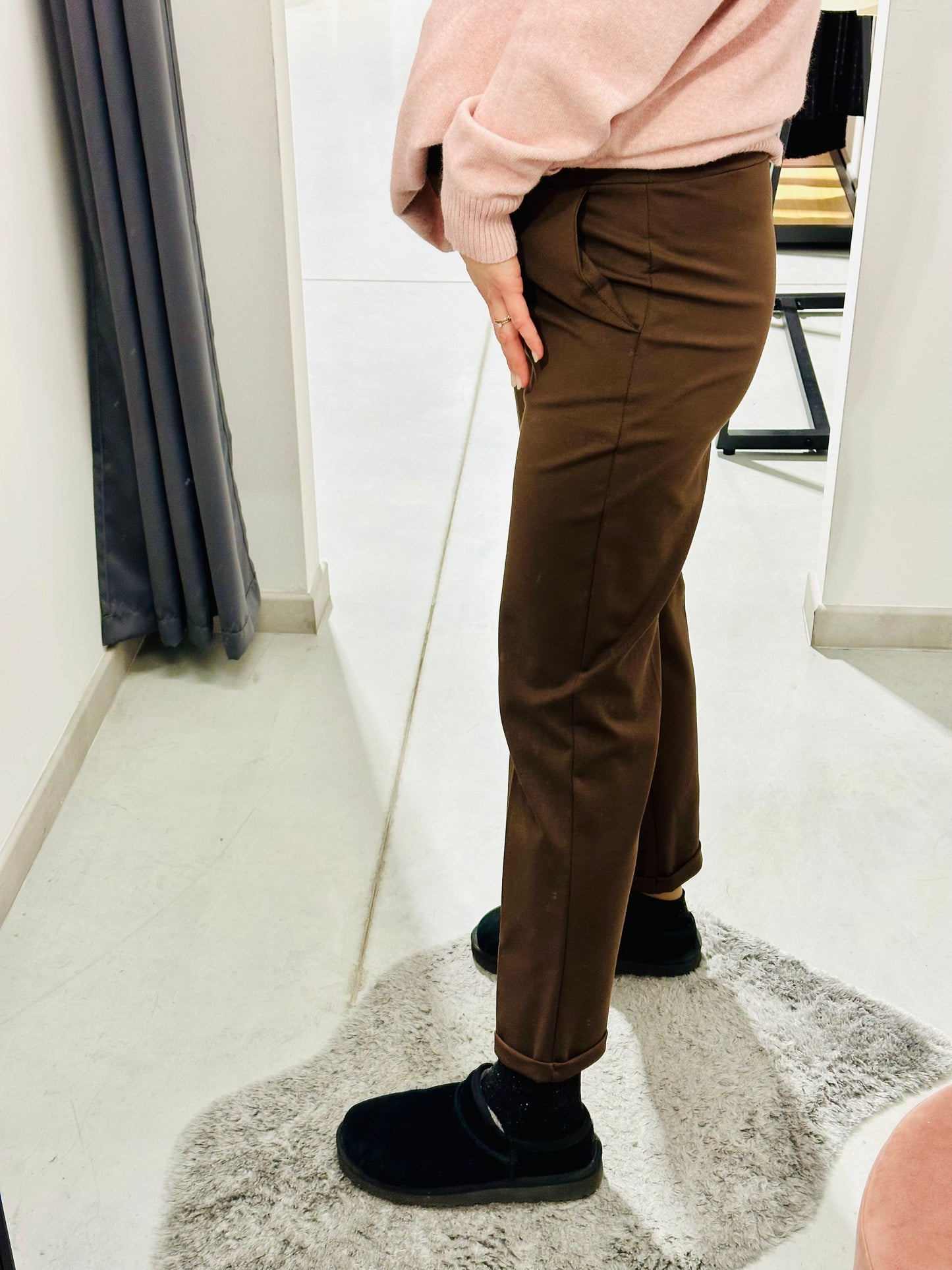 PANTALONI PUNTO MILANO CALDA VISCOSA