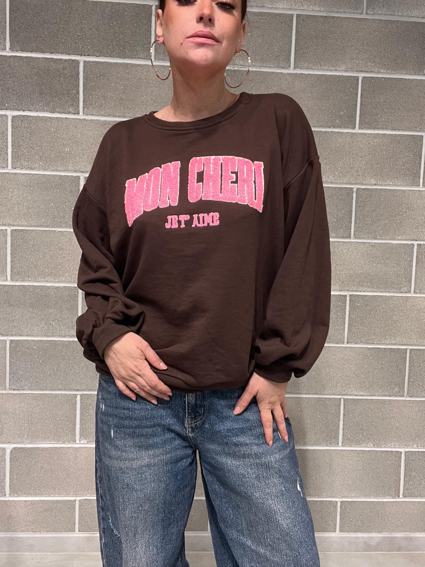 FELPA OVERSIZE “MON CHERI”