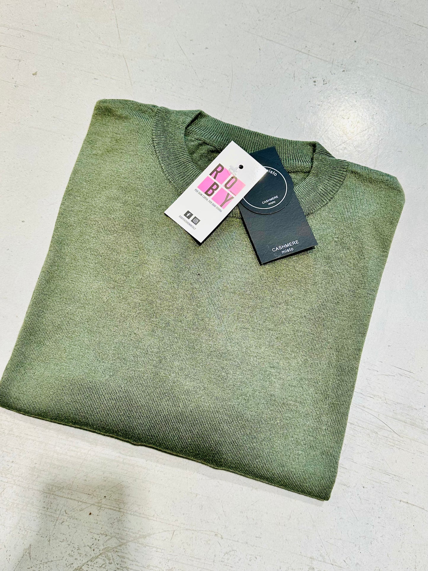 MAGLIONCINO BASIC MISTO CASHMERE