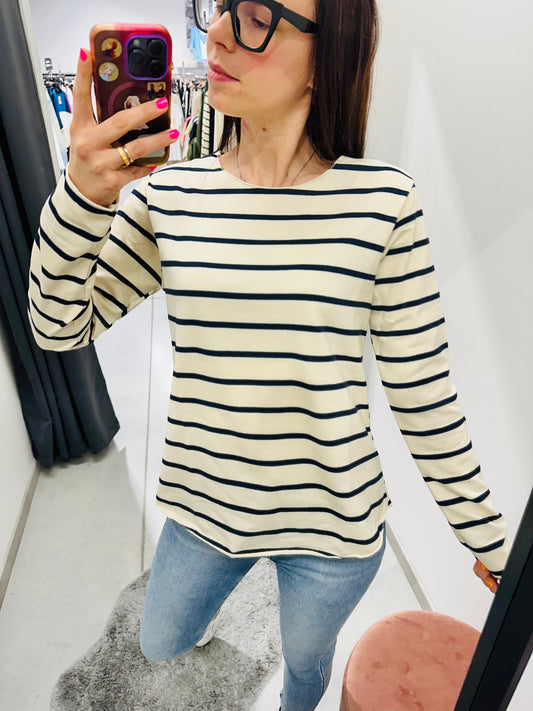 MAGLIETTA RIGHE COTONE