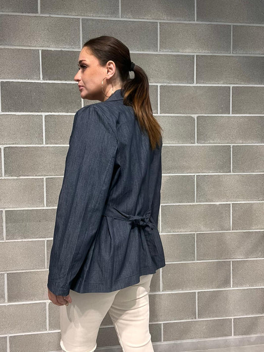 GIACCA CLASSY DENIM CURVY