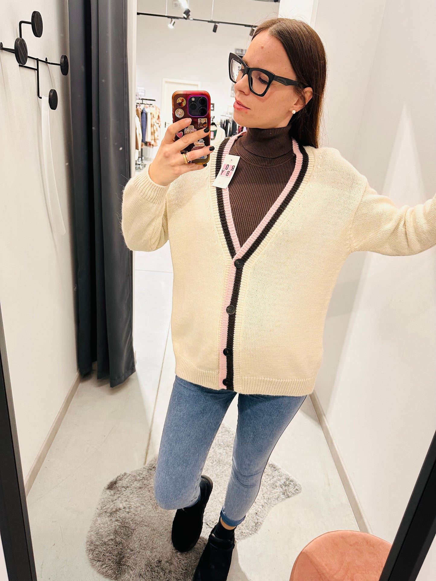 CARDIGAN AMERICA MISTO LANA