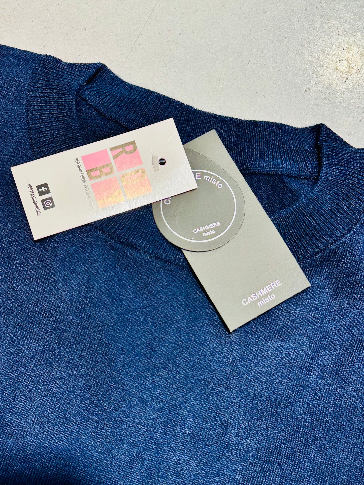 MAGLIONCINO BASIC MISTO CASHMERE