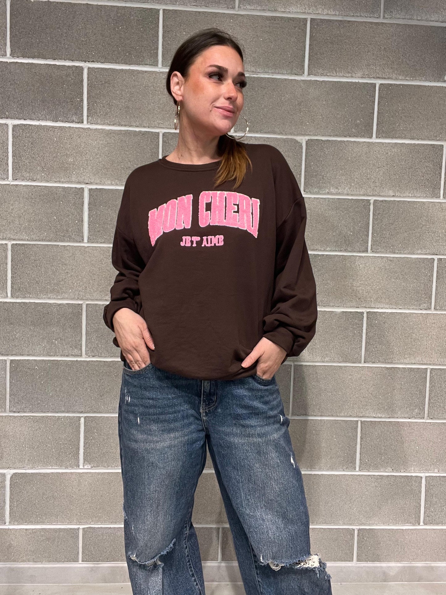 FELPA OVERSIZE “MON CHERI”