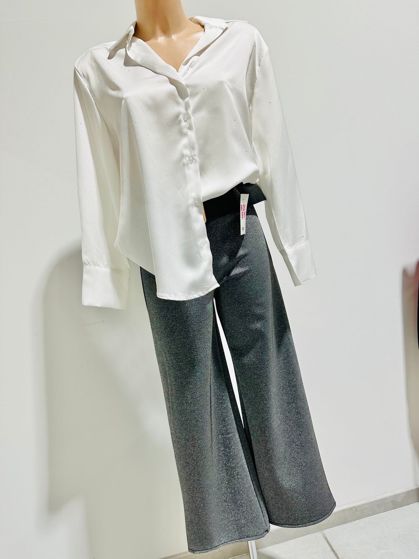 PANTA PALAZZO LAMINATO