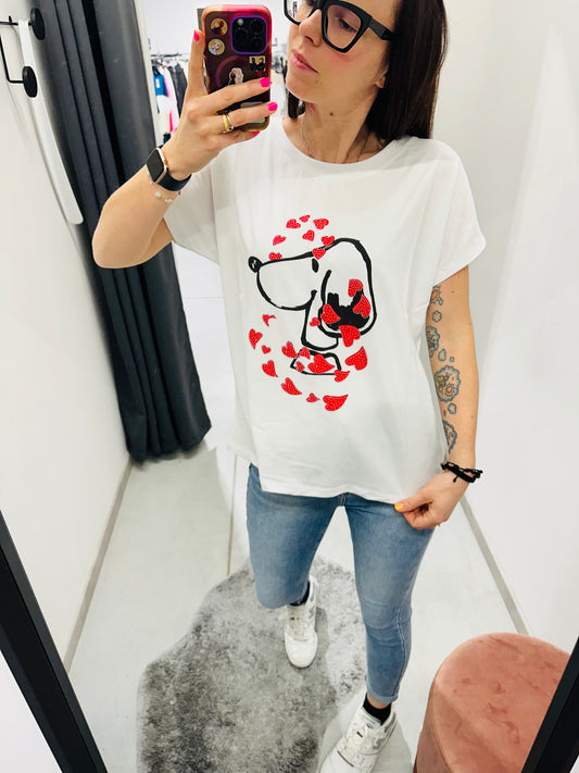 T-SHIRT LUDO SNOOPY CURVY
