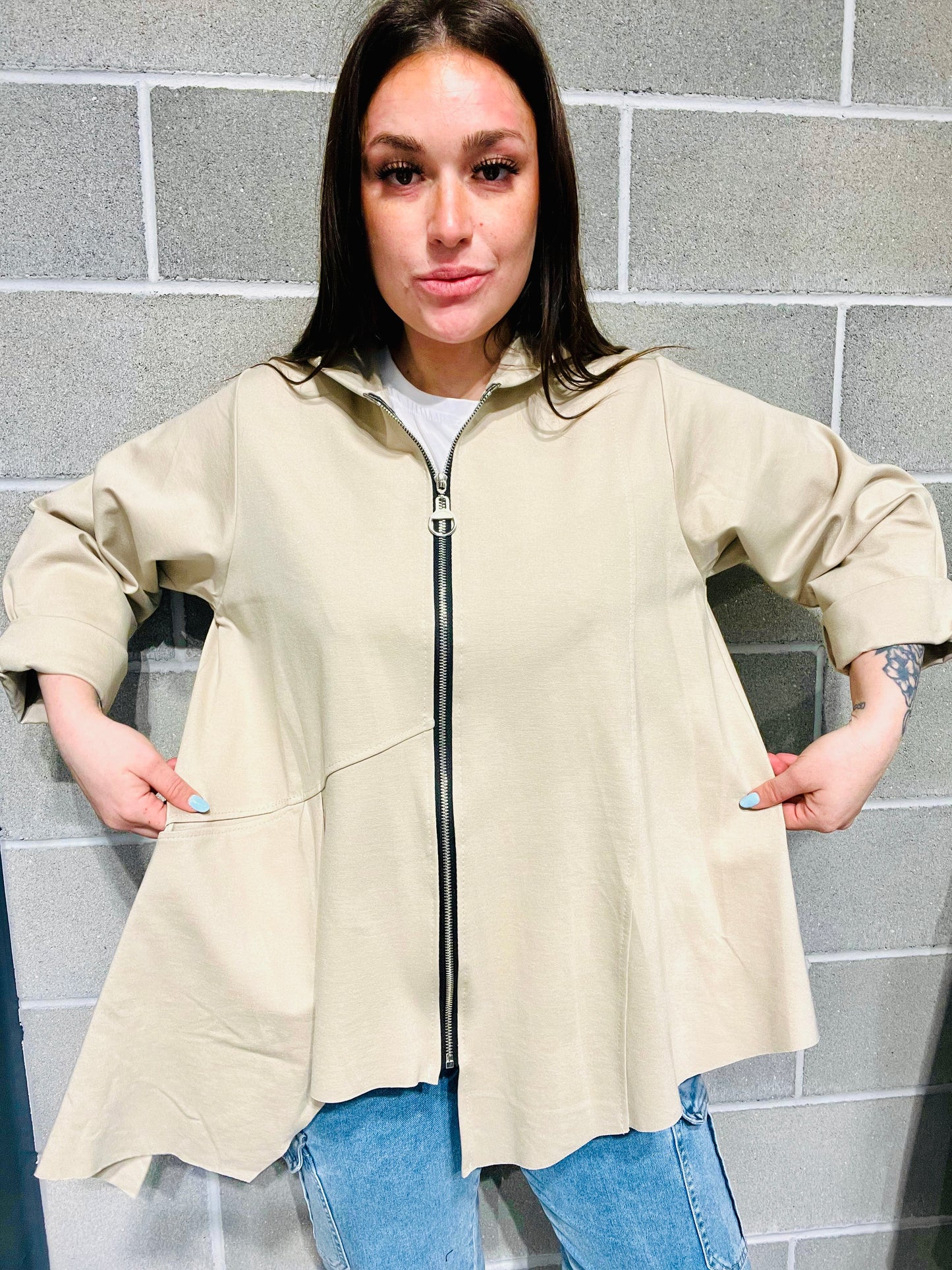CARDIGAN ZIP CURVY