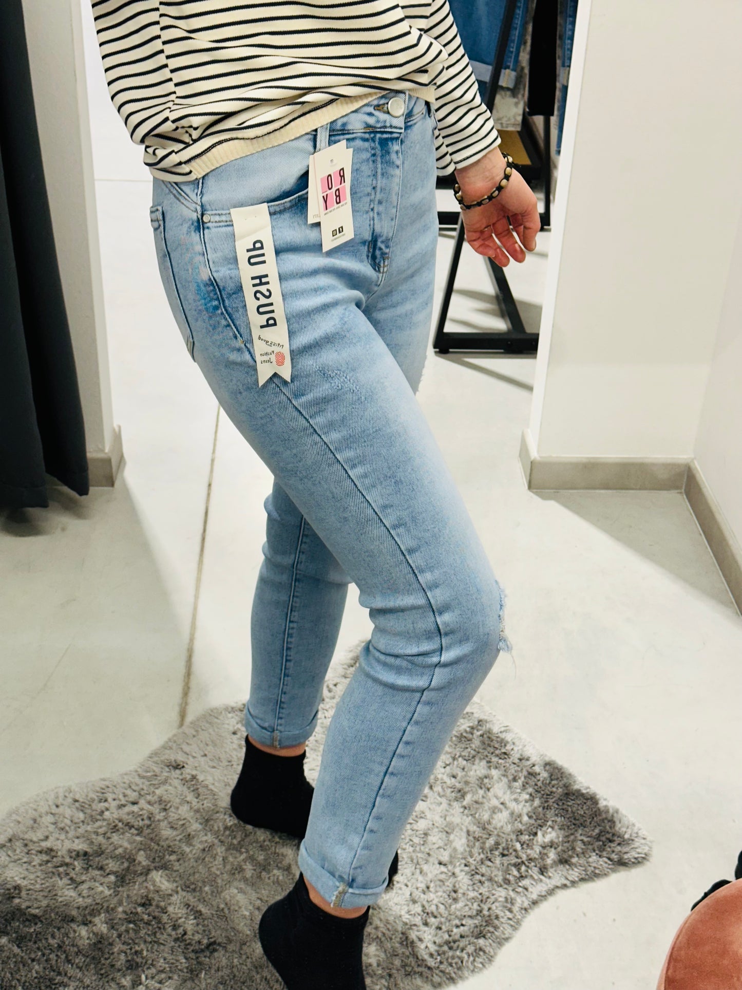 JEANS ROTTURE MISSGOOD CURVY