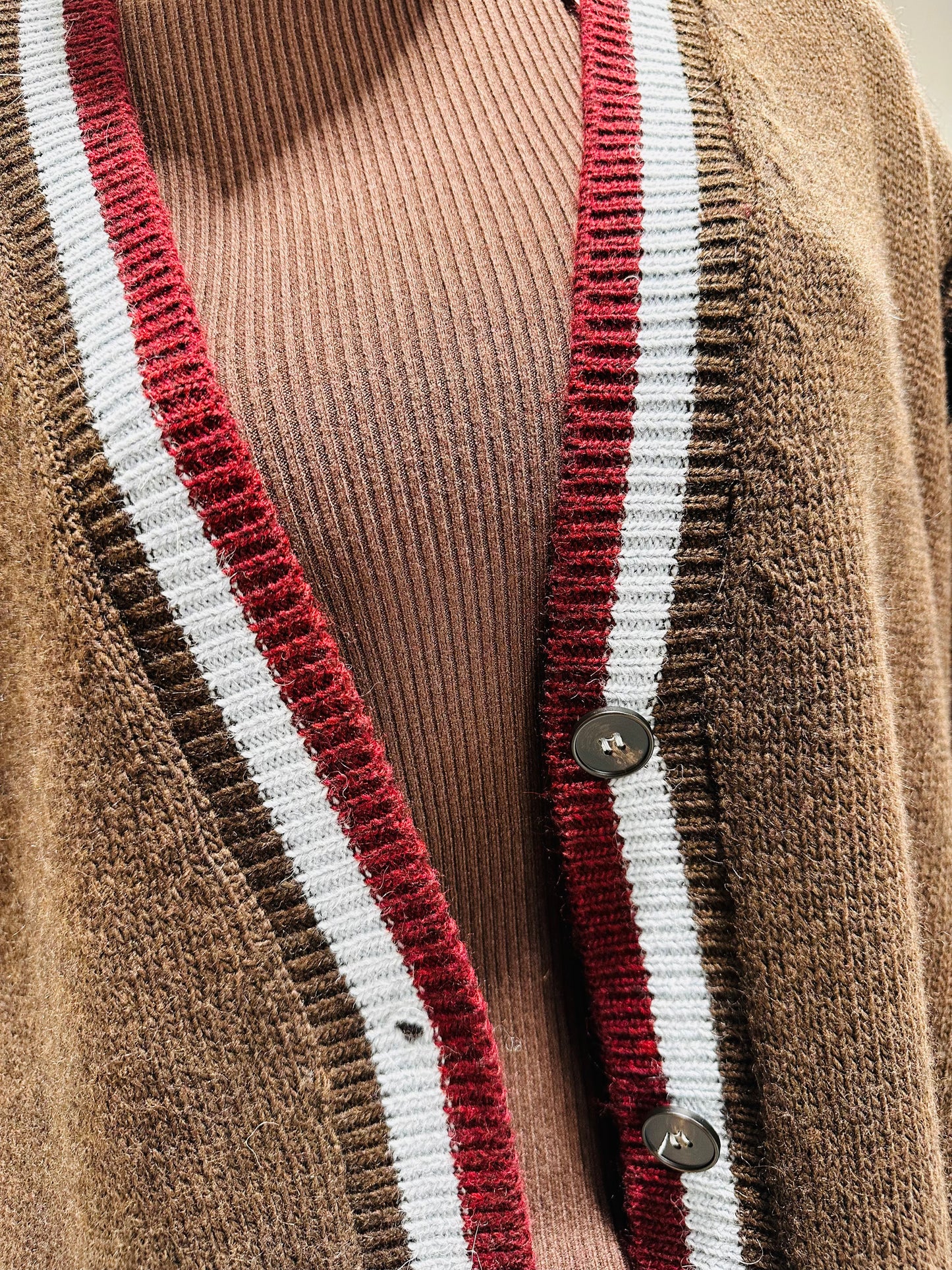 CARDIGAN AMERICA MISTO LANA