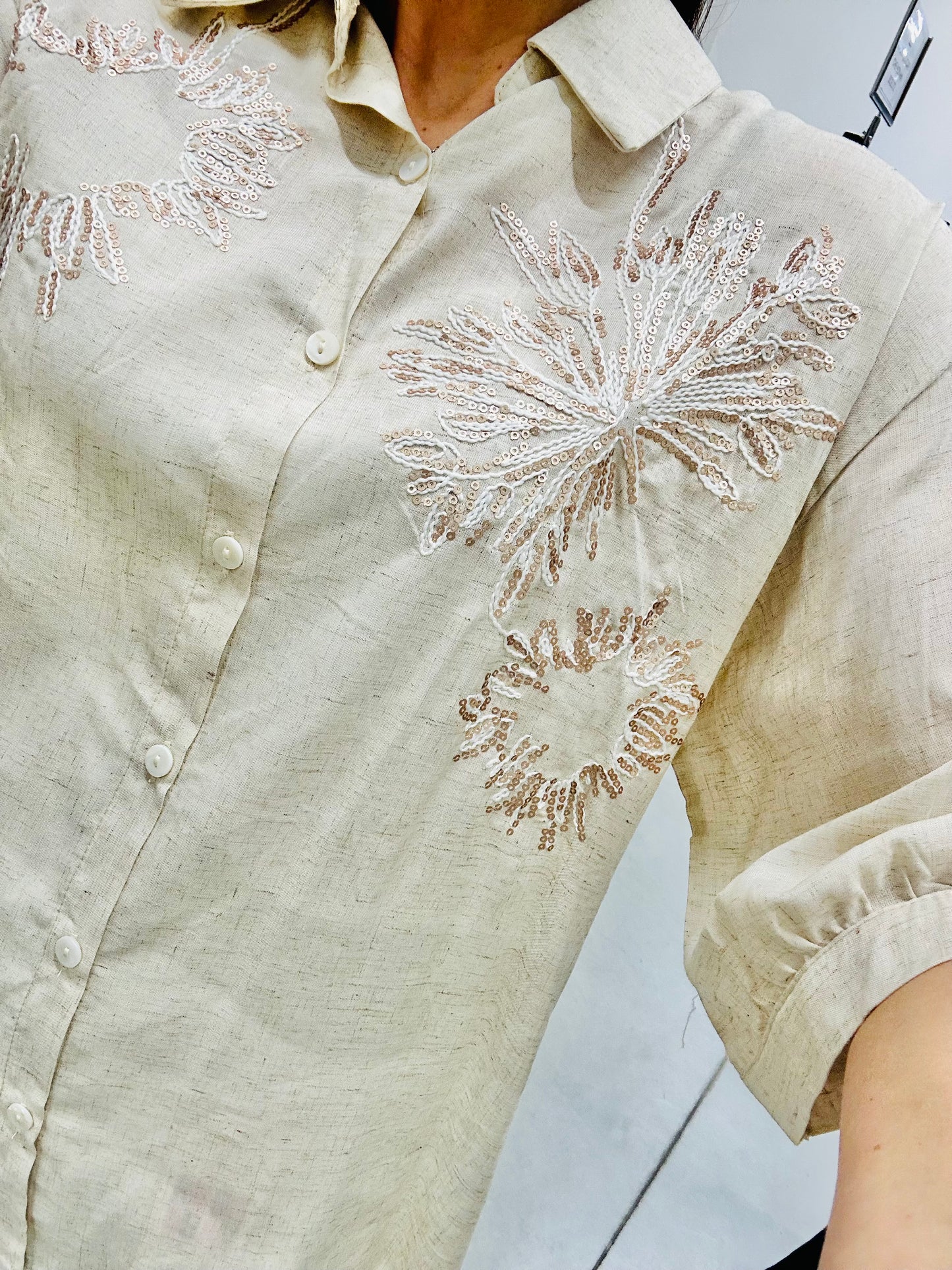 CAMICIA PAILLETTES “Civico1”