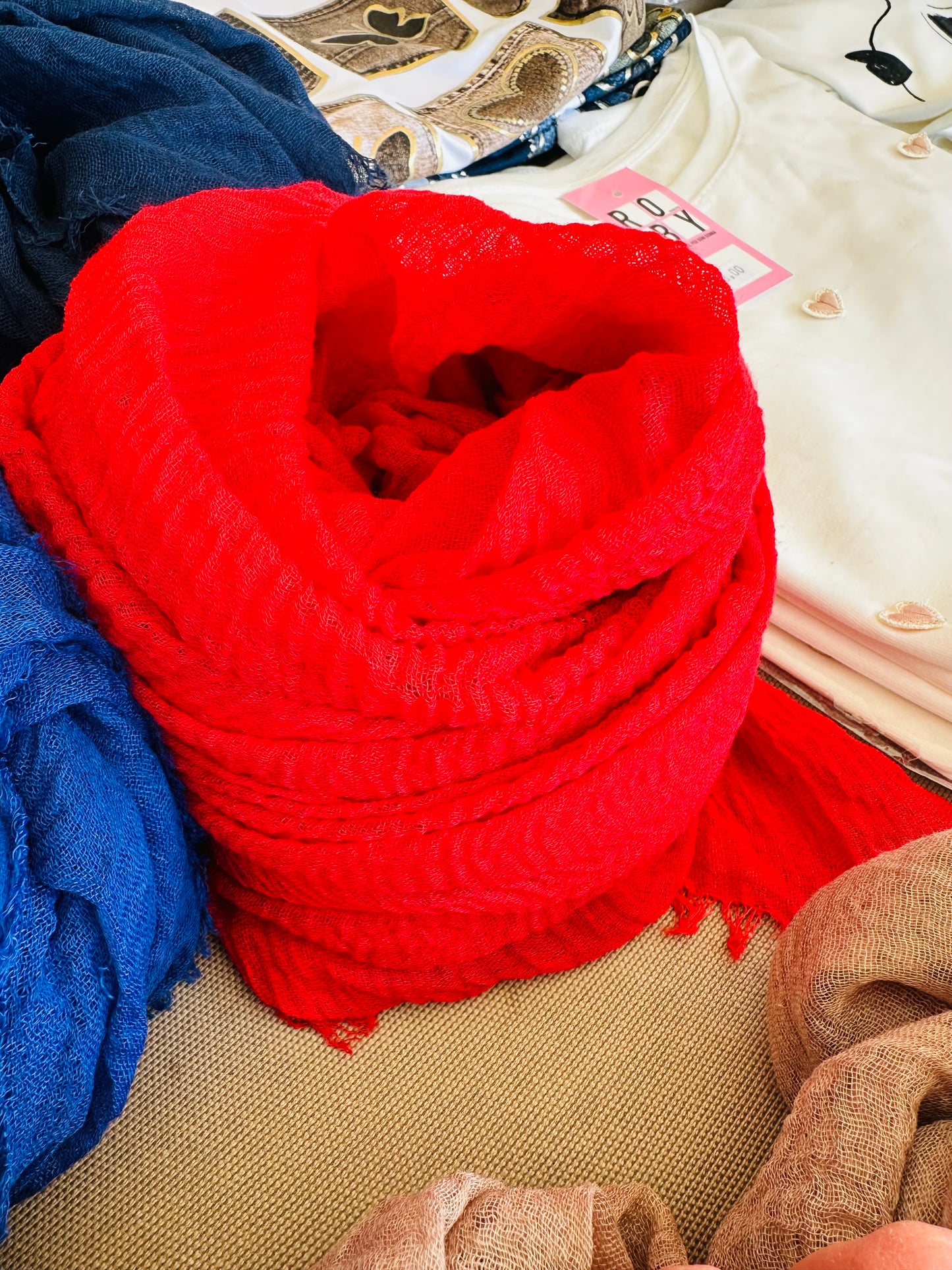SCIARPA BASIC VISCOSA/COTONE