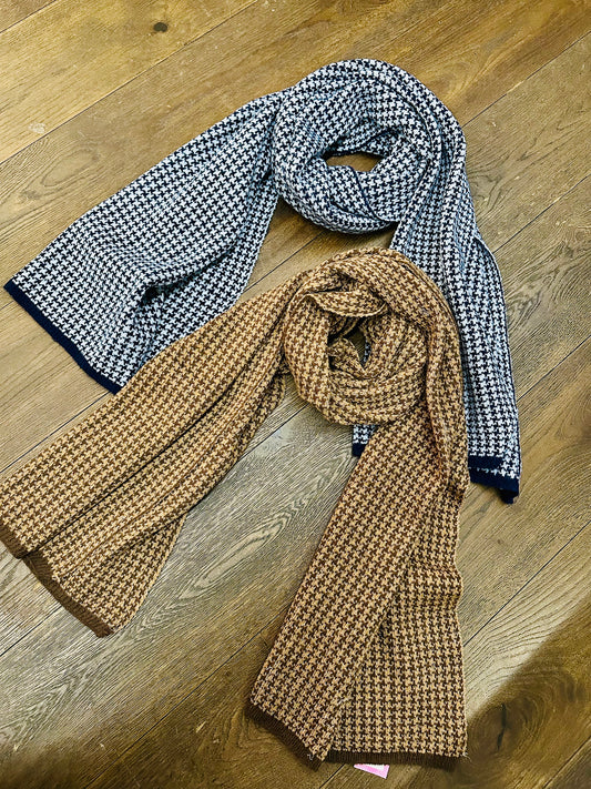 SCIARPA PIED DE POULE MISTO LANA