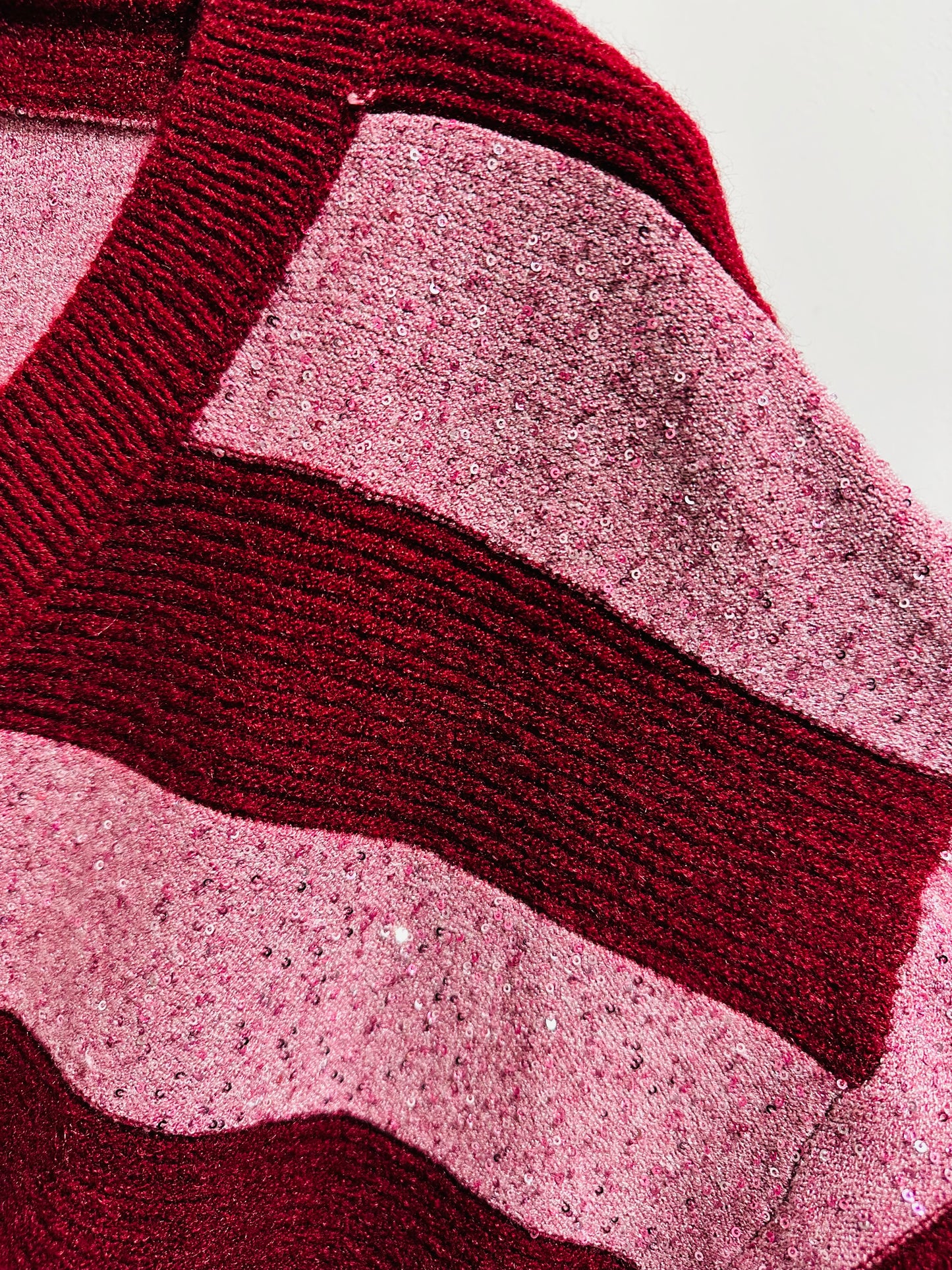 MAGLIONE SCOLLO V PAILLETTES