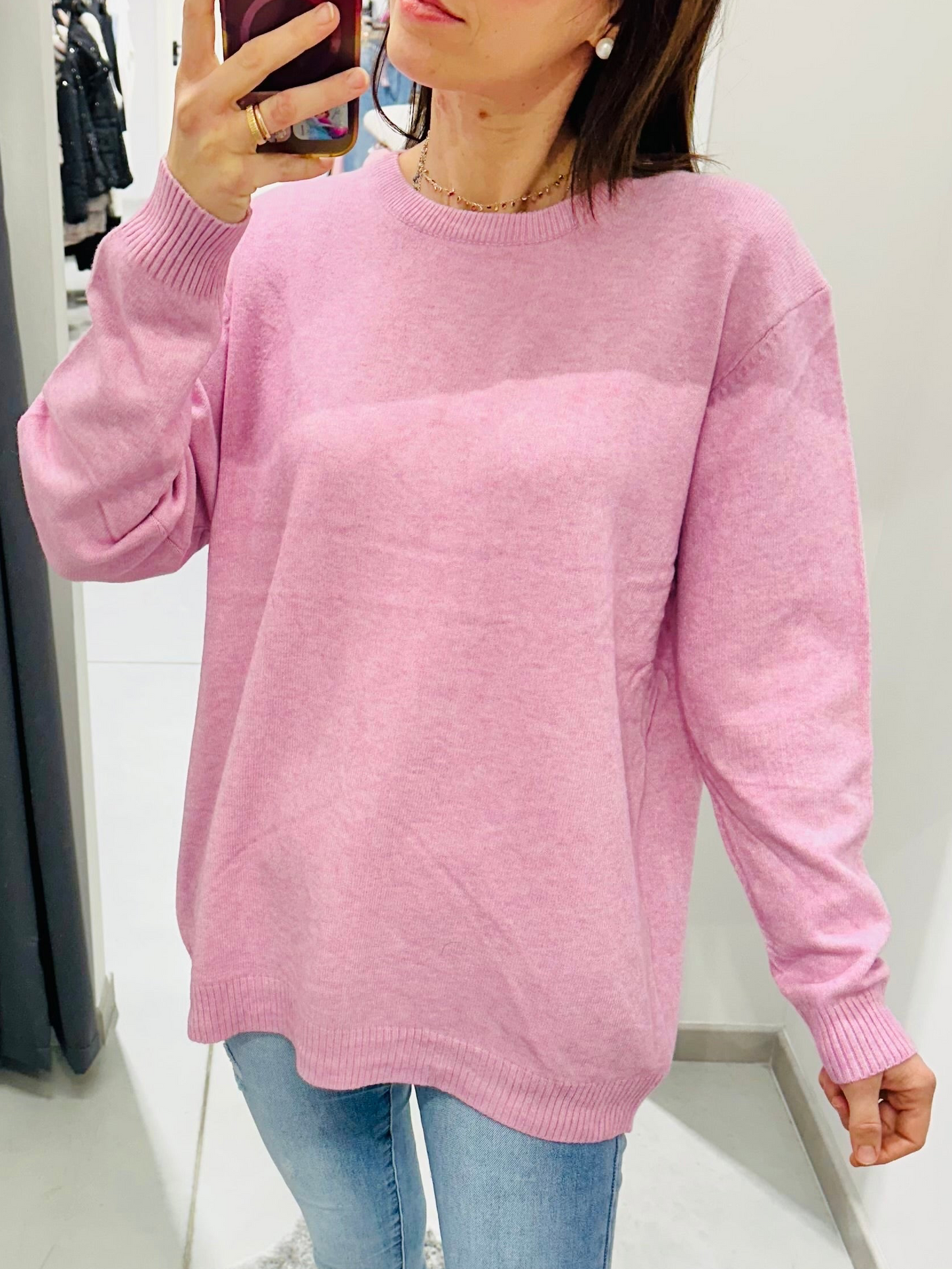 MAGLIONE BASIC CALDA VISCOSA CURVY