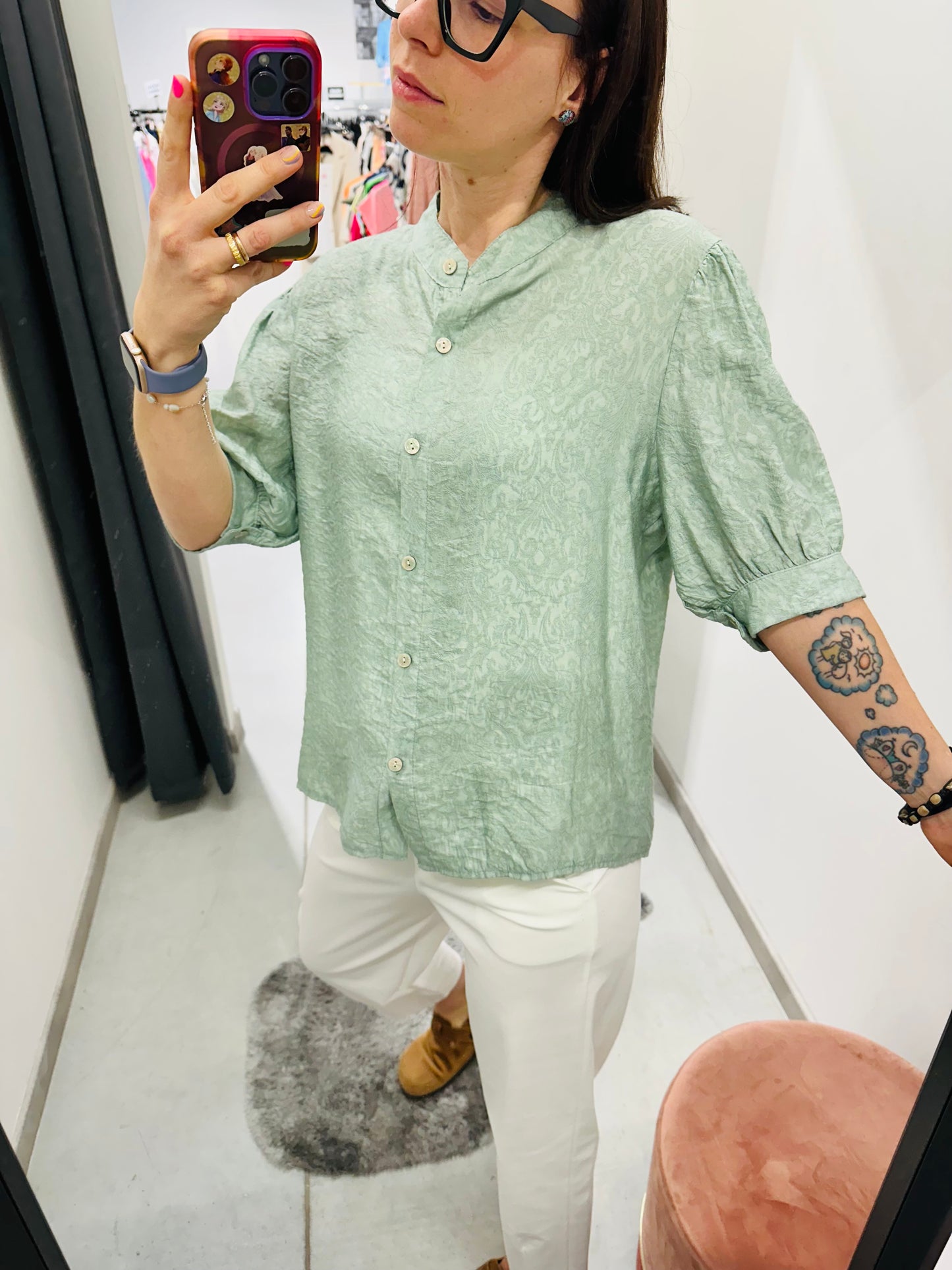 CAMICIA MORBIDA DAMASCATO