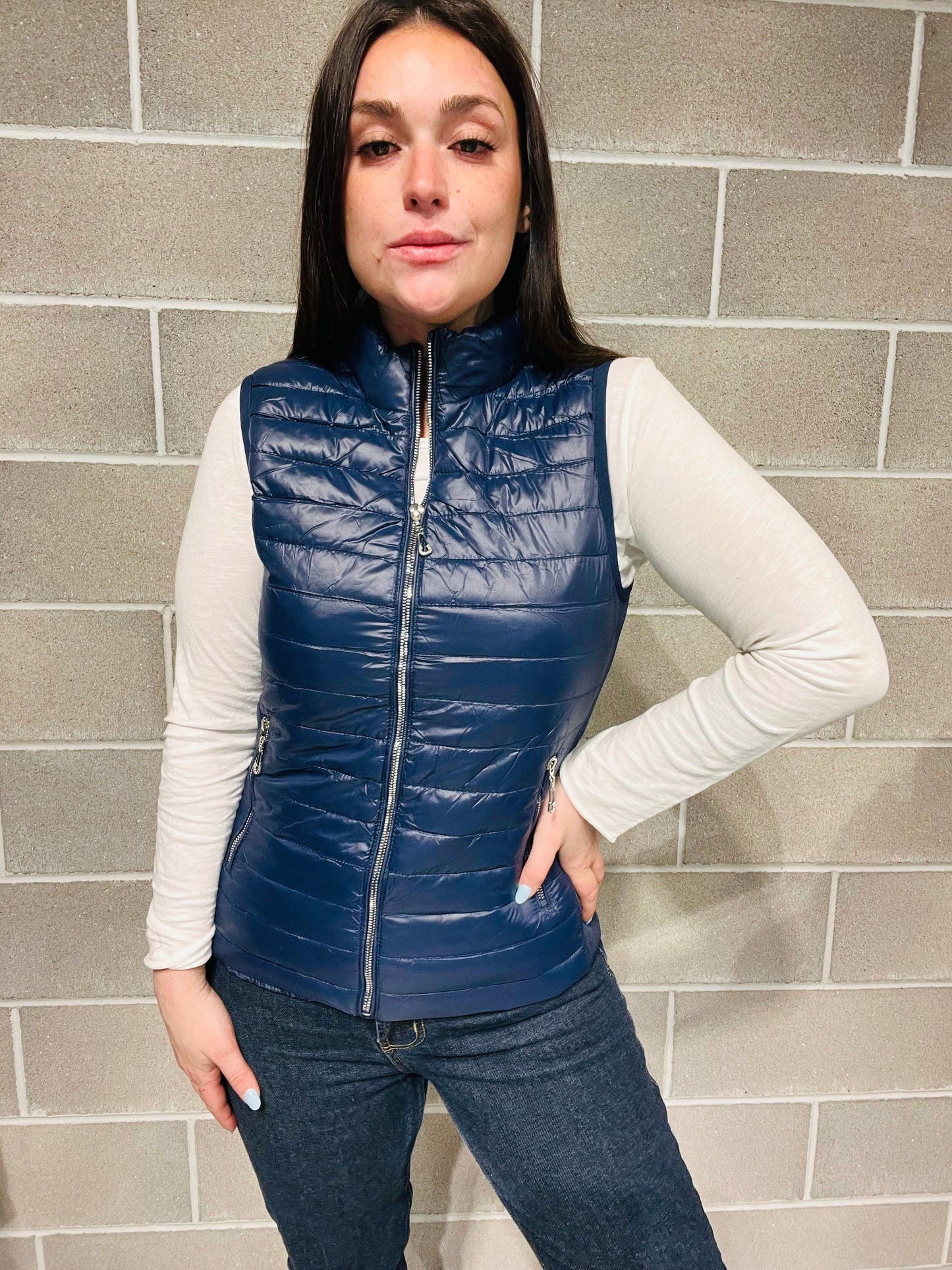 GILET TRAPUNTATO CURVY