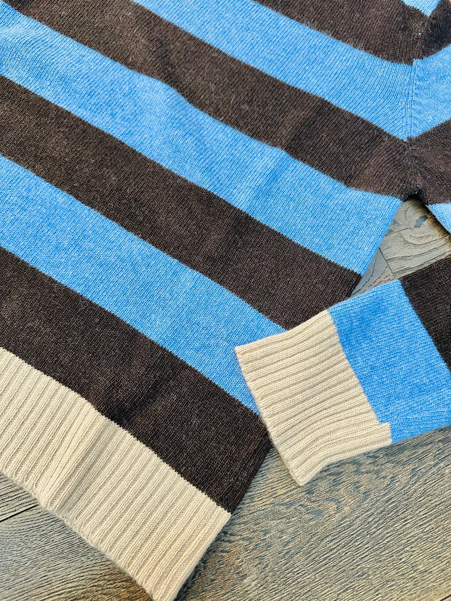 MAGLIONCINO RIGATO CASHMERE/LANA