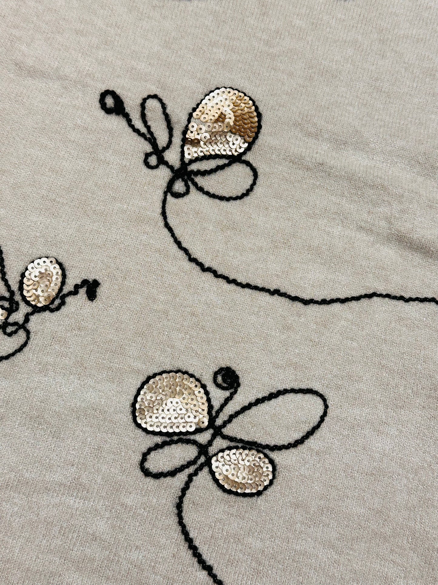 MAGLIONCINO FARFALLE PAILLETTES