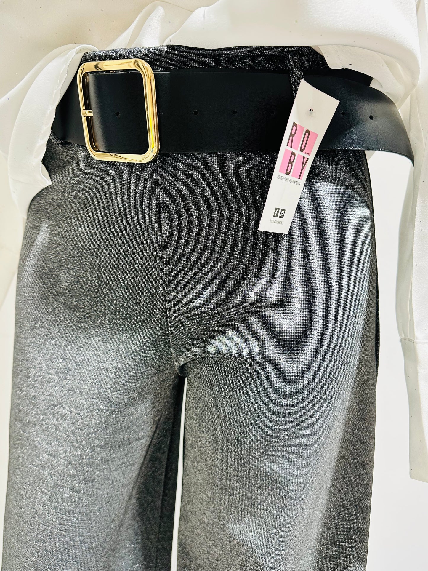 PANTA PALAZZO LAMINATO