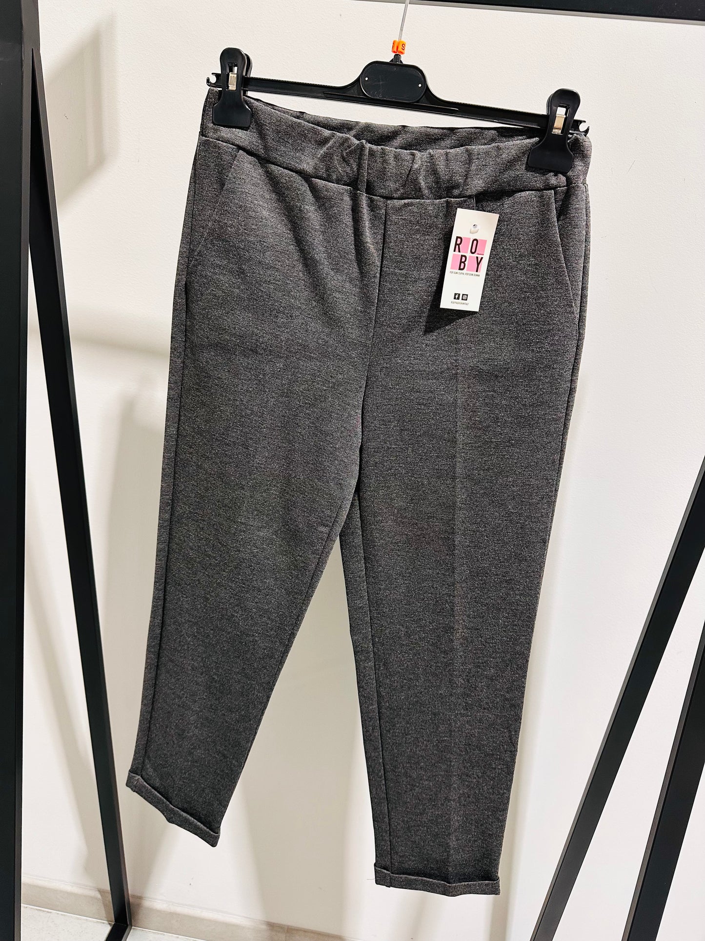 PANTALONI PUNTO MILANO CALDA VISCOSA